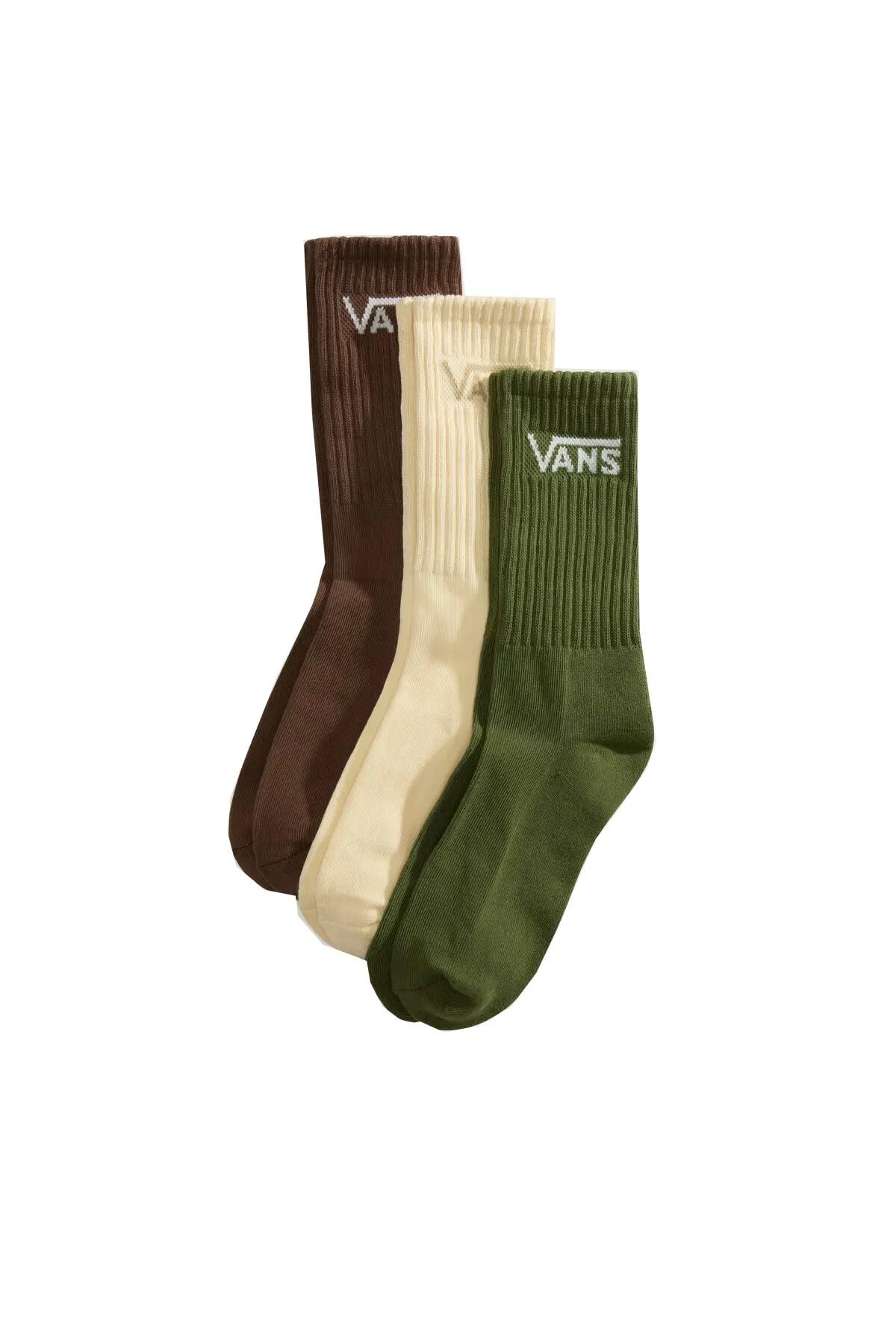 Meias Vans Modelo Vn000qbvgrk1 Classic Crew Cor Multicolorido 4/5