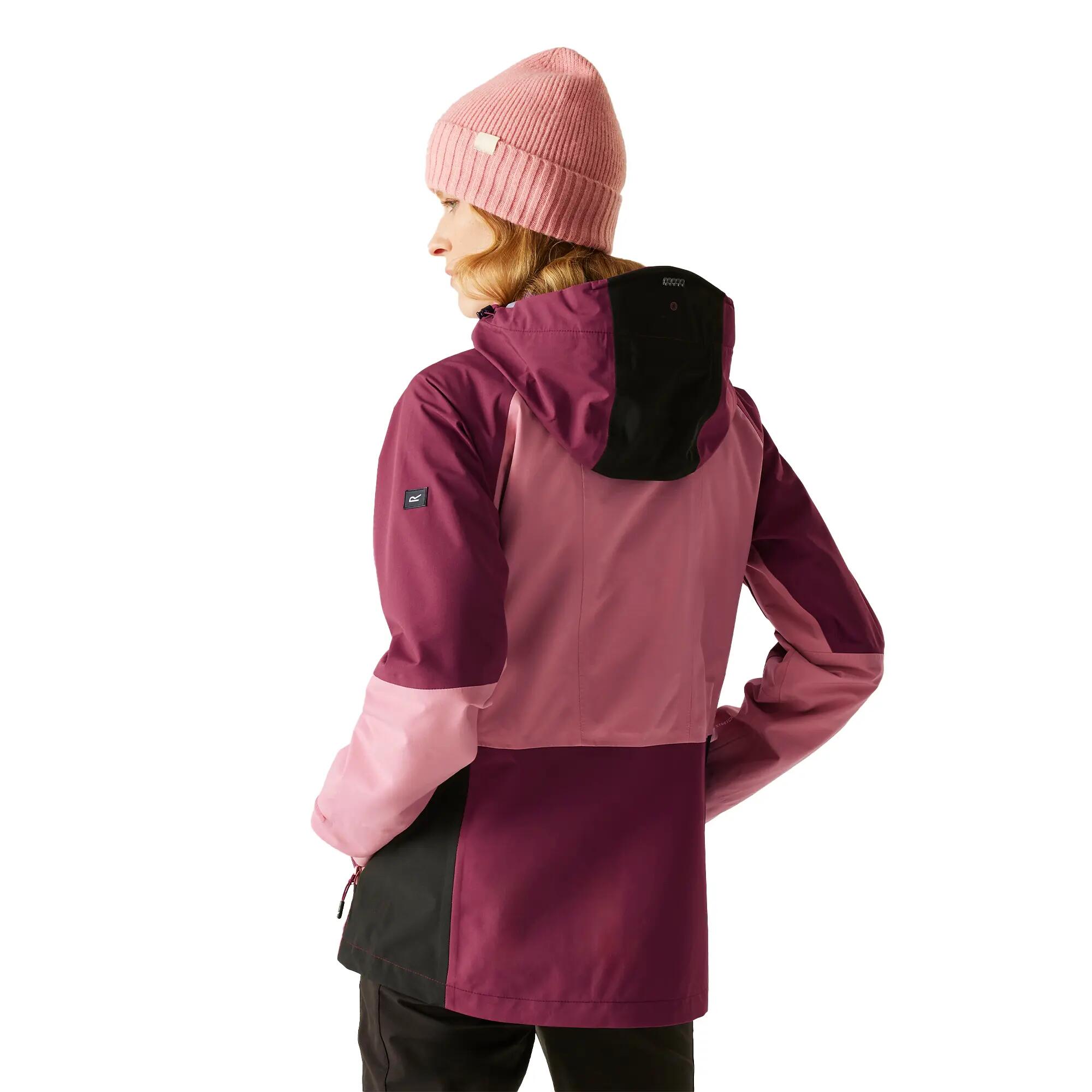Dames Carletta 3 in 1 Jas (Pimento/Roos/Zwart) 6/6