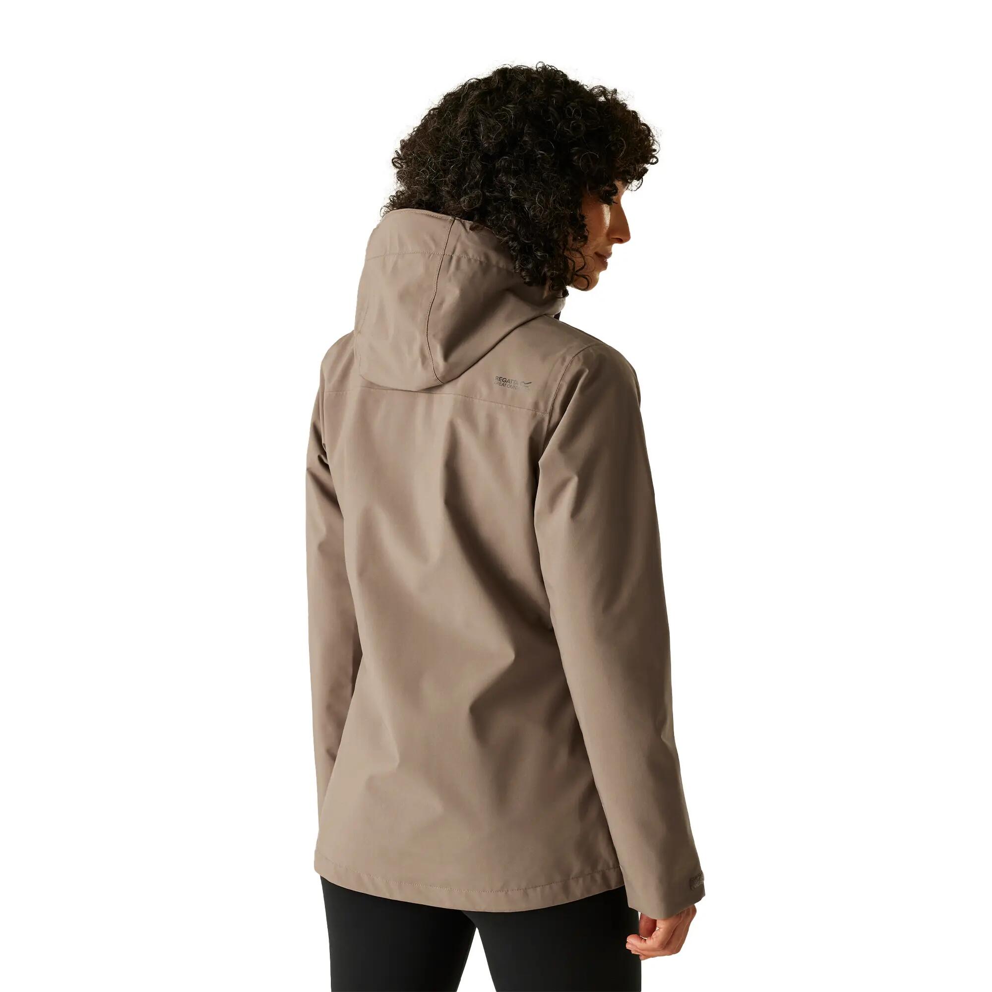 Veste Imperméable Motif/style 3en1 CORIVER Femme (Marron / Noir) 6/6