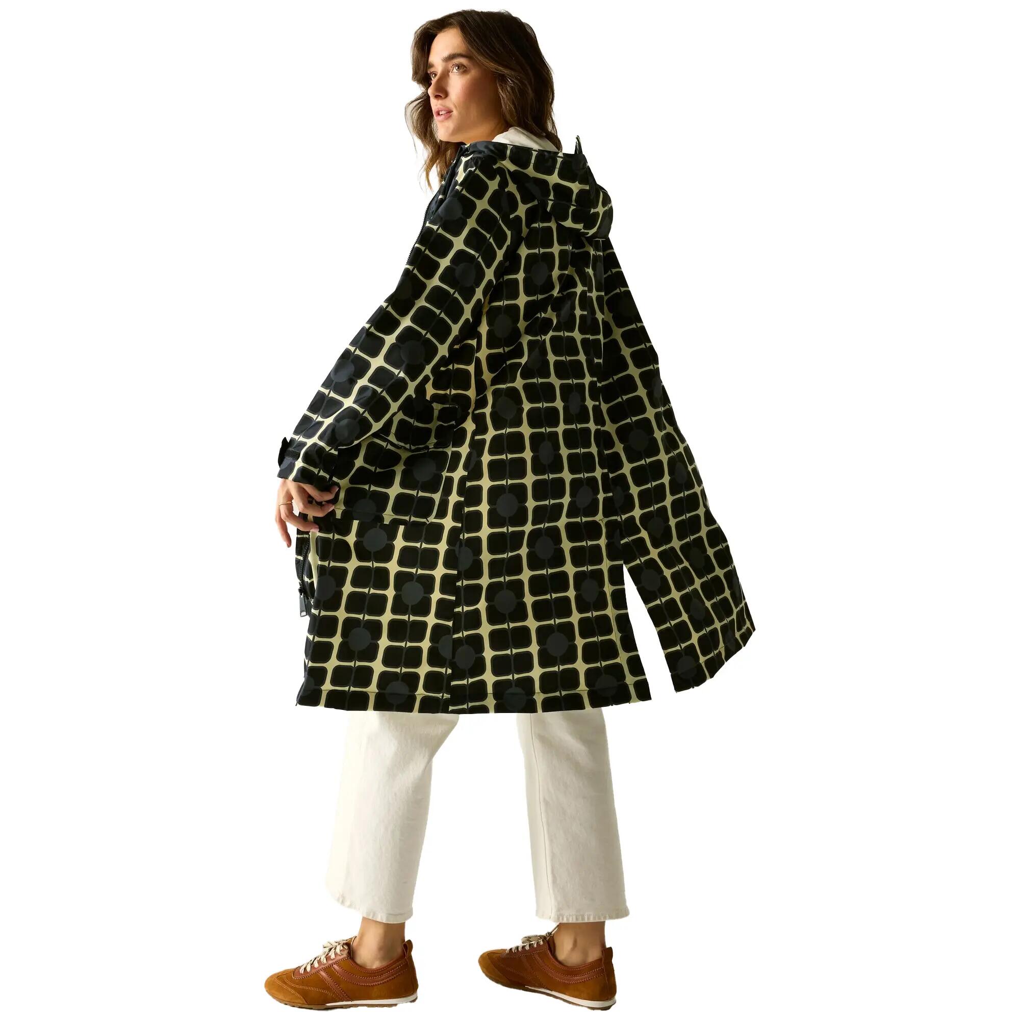 Giacca Impermeabile Papavero Lunga Donna Regatta Orla Kiely Monocromo 6/6