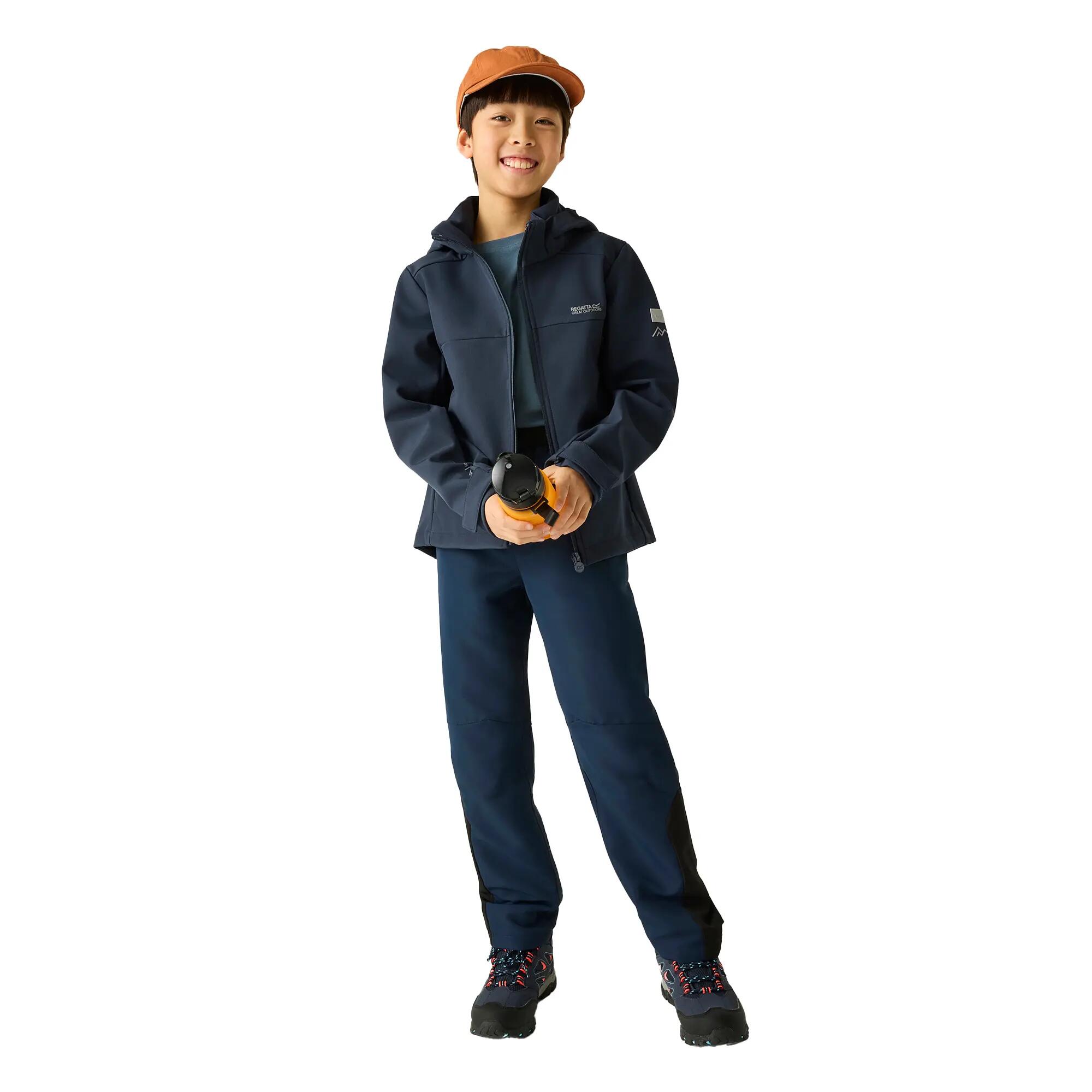 Giacca Soft Shell Bambini Regatta Acidity Blu Navy 6/6