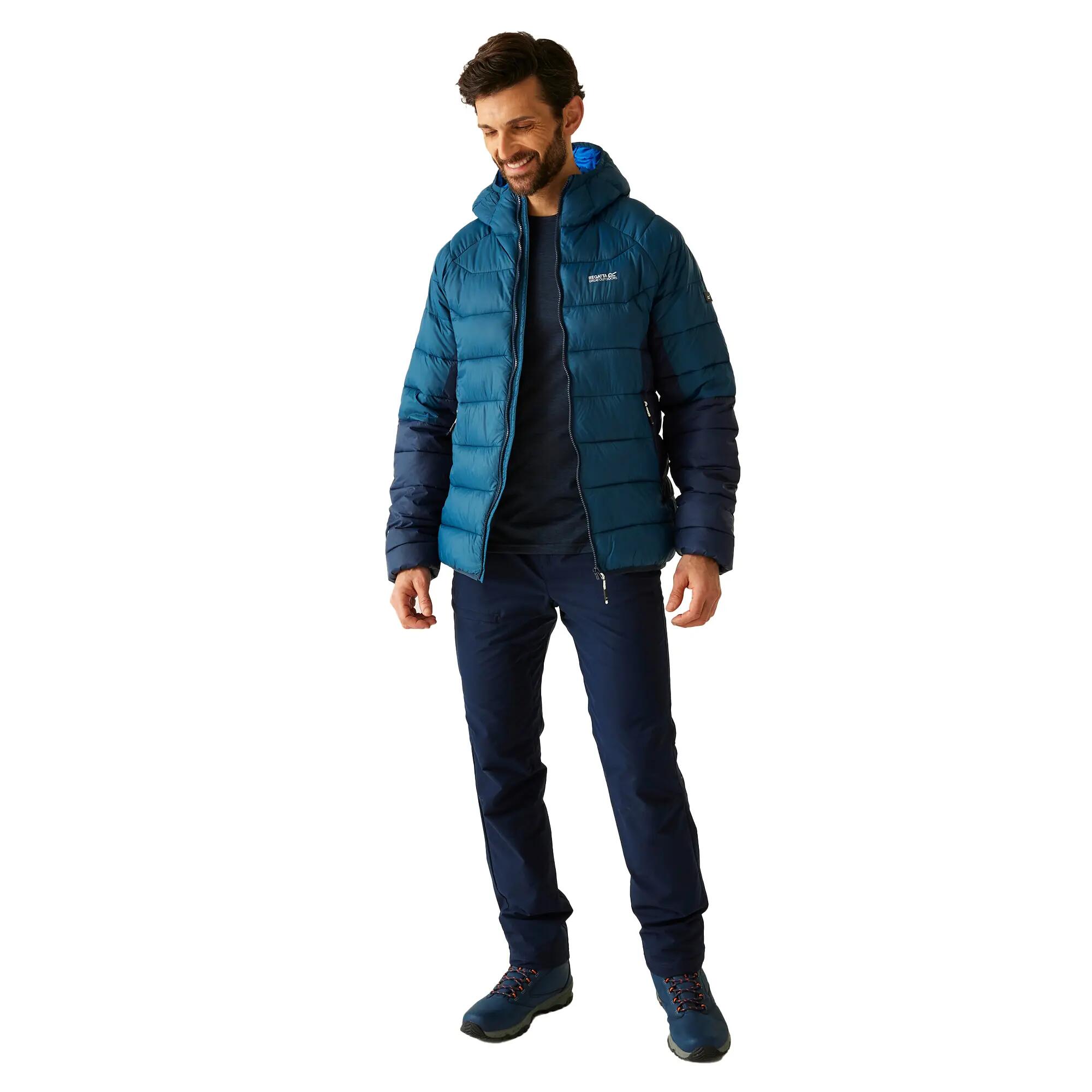 Giacca Imbottita Con Cappuccio Uomo Regatta Dalent Moonlight Denim Blu Navy 6/6