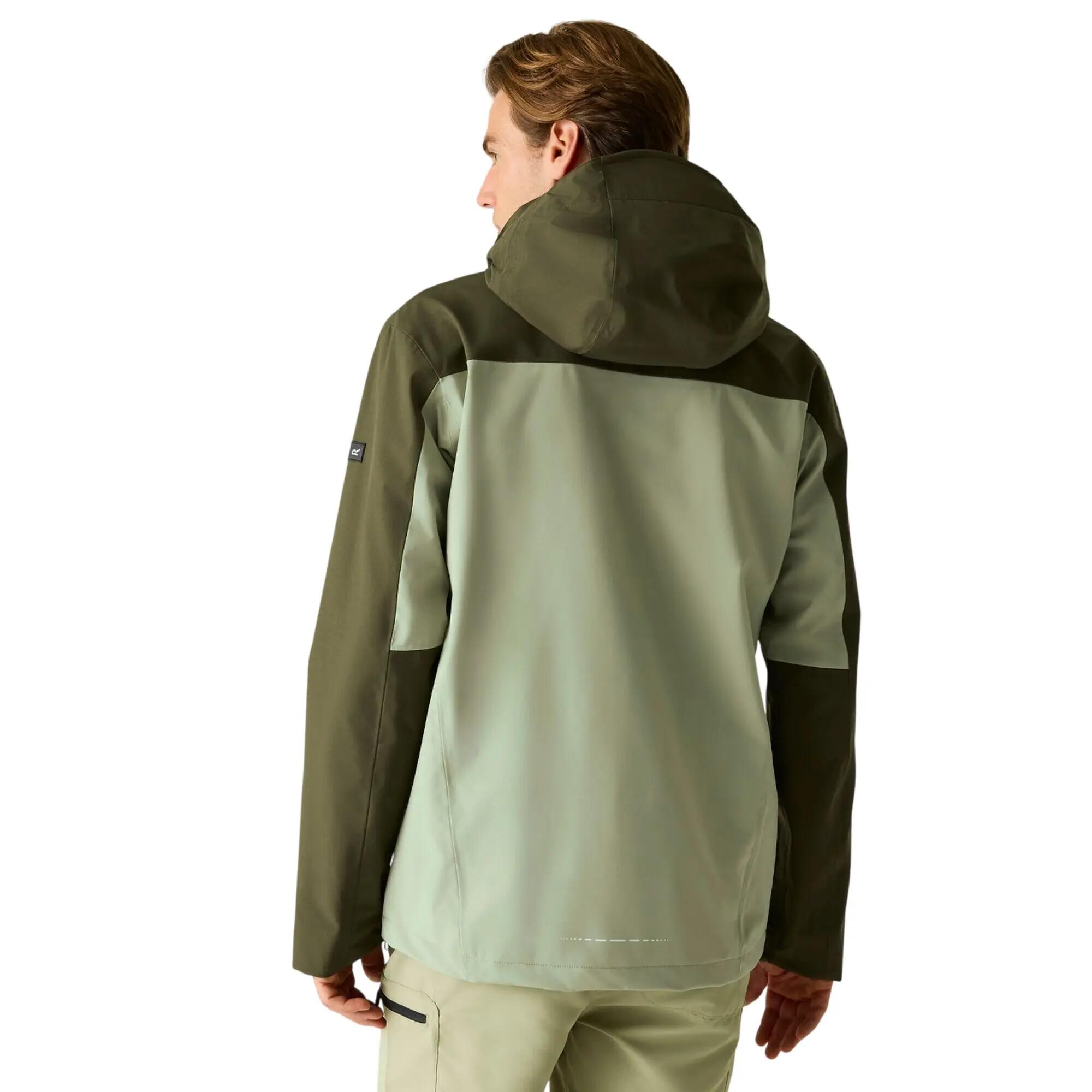 Heren Bosfield Jas (Lichte salie/donkere kaki) 6/6