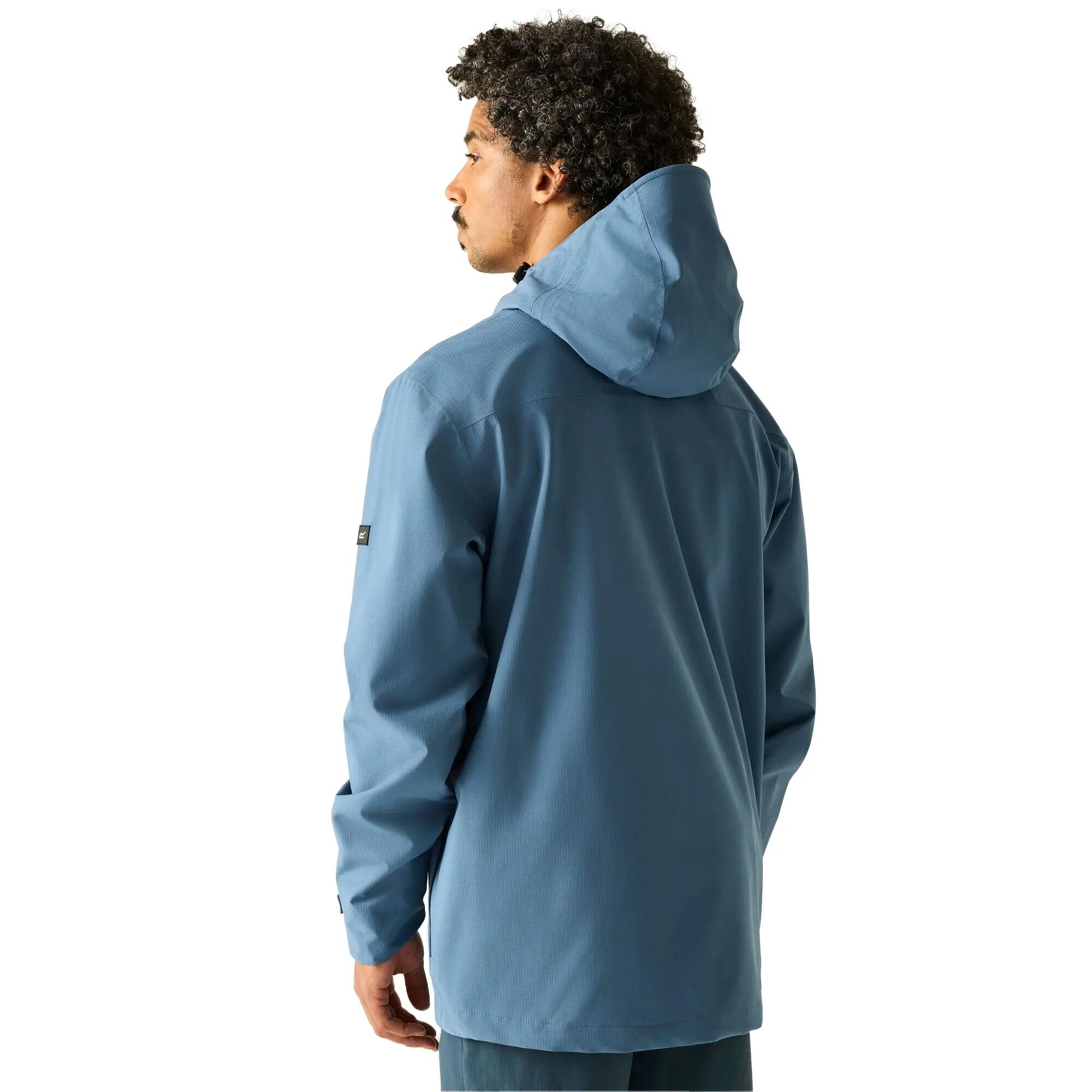 Heren Oklarna Waterdichte Jas (China Blauw) 6/6
