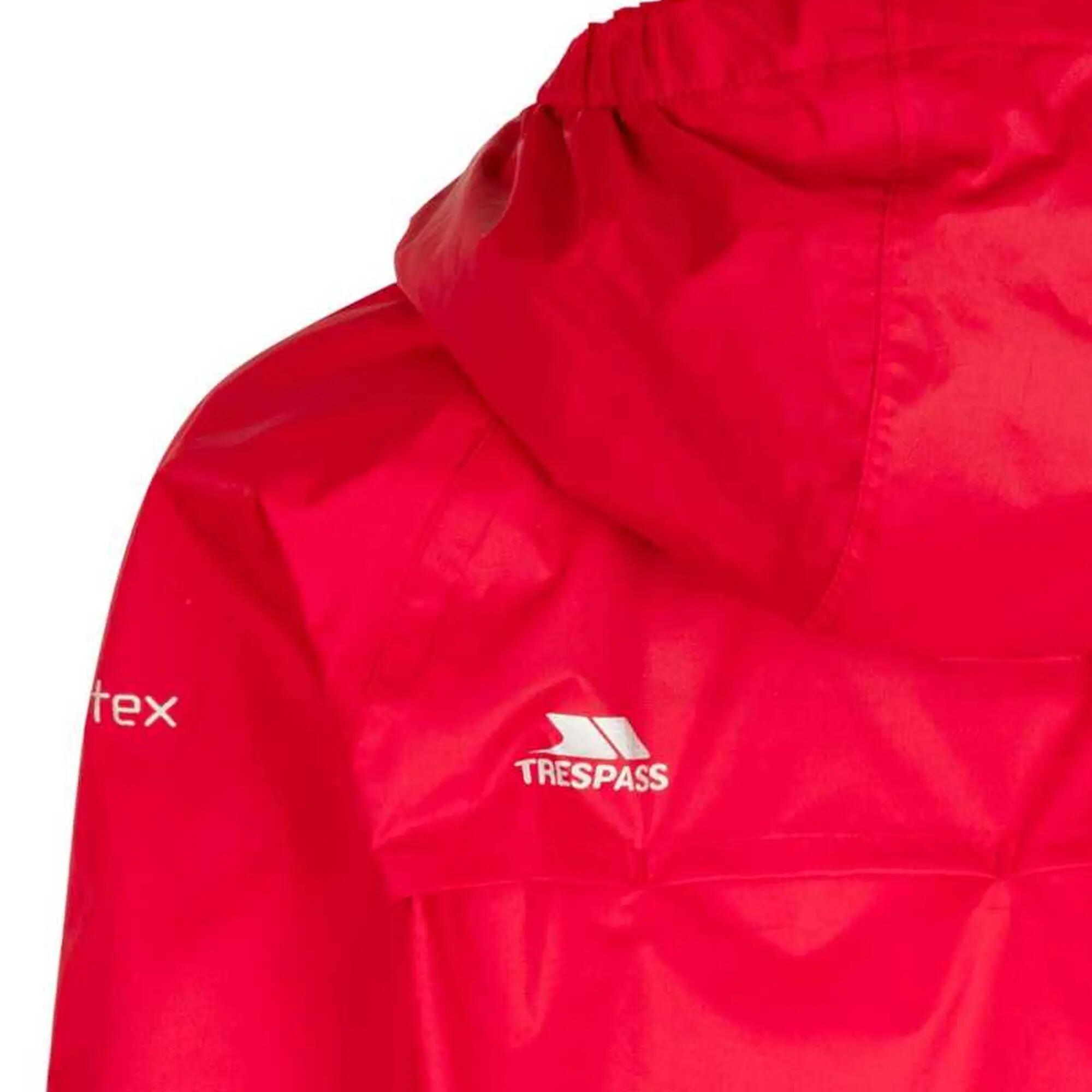 Veste Unie Imperméable QIKPAC Enfant (Rouge) 6/6