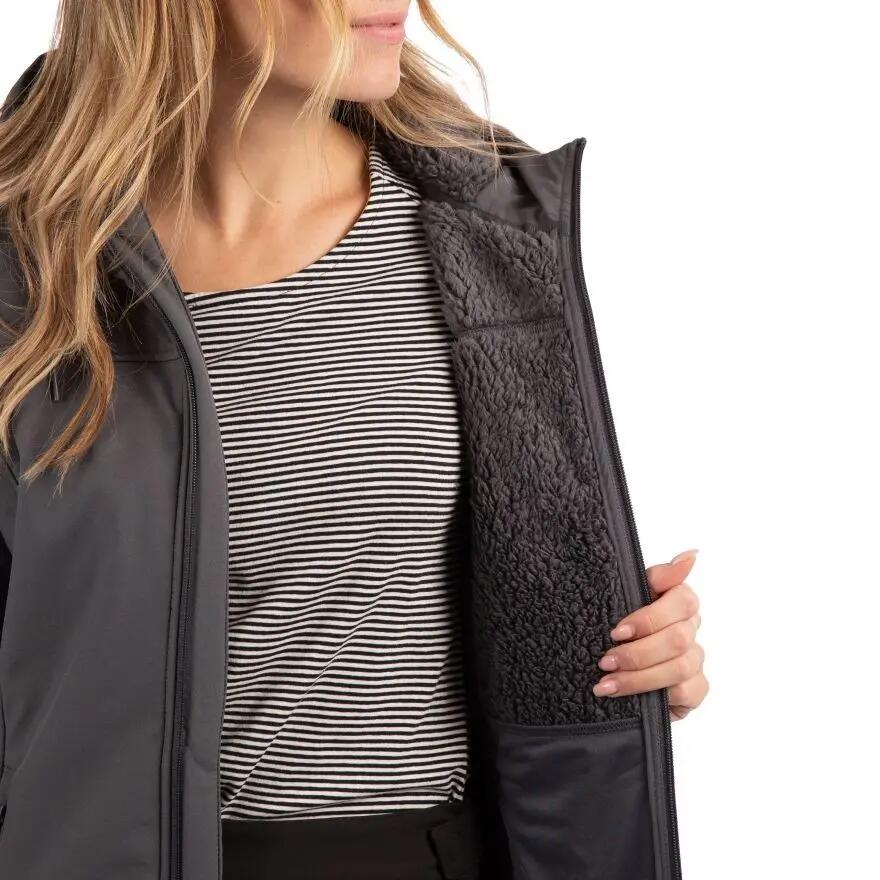 Veste Imperméable Longue KRISTEN Femme (Carbone) 7/7