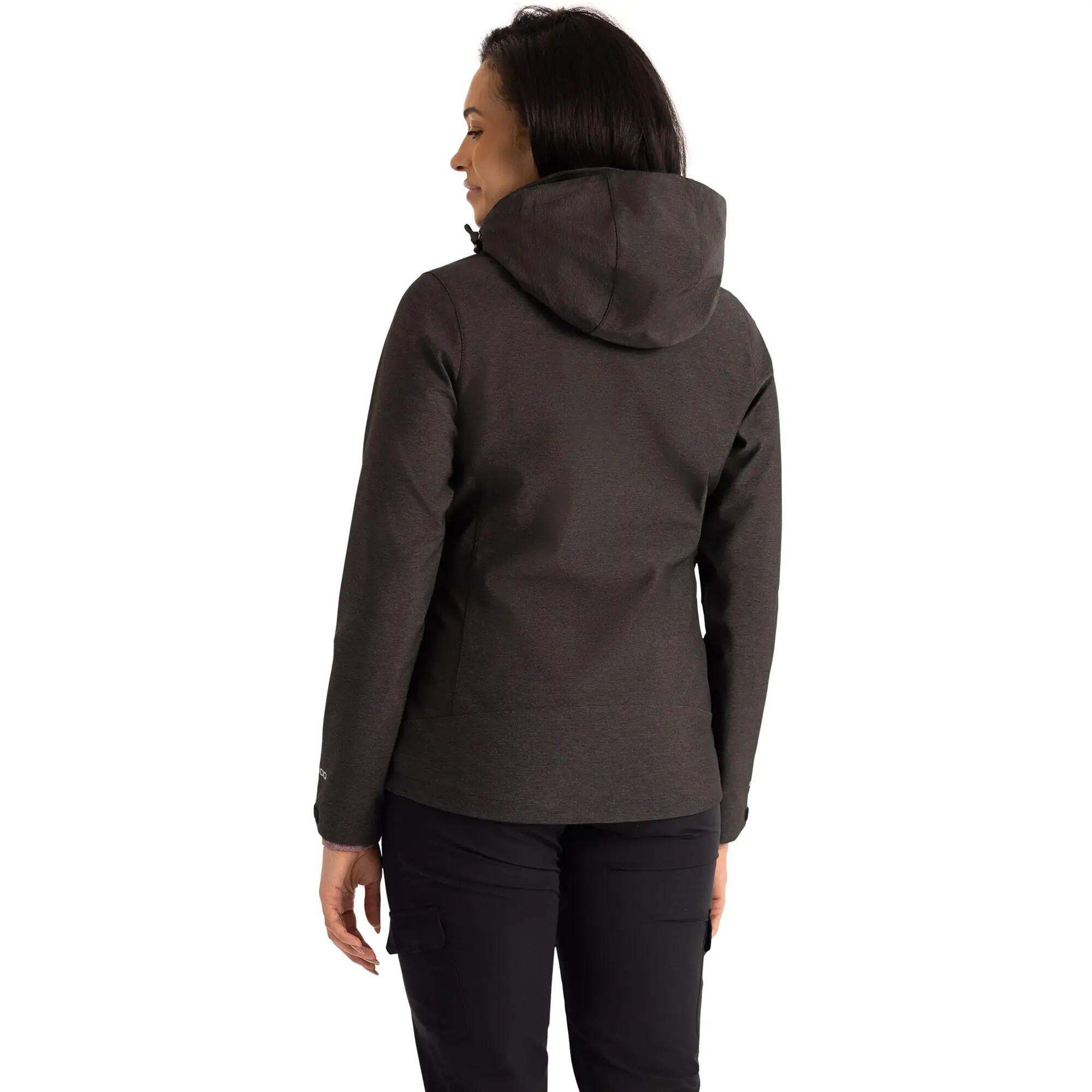 Womens/Ladies Lorimer DLX Softshell Jacket (Dark Grey Marl) 6/6