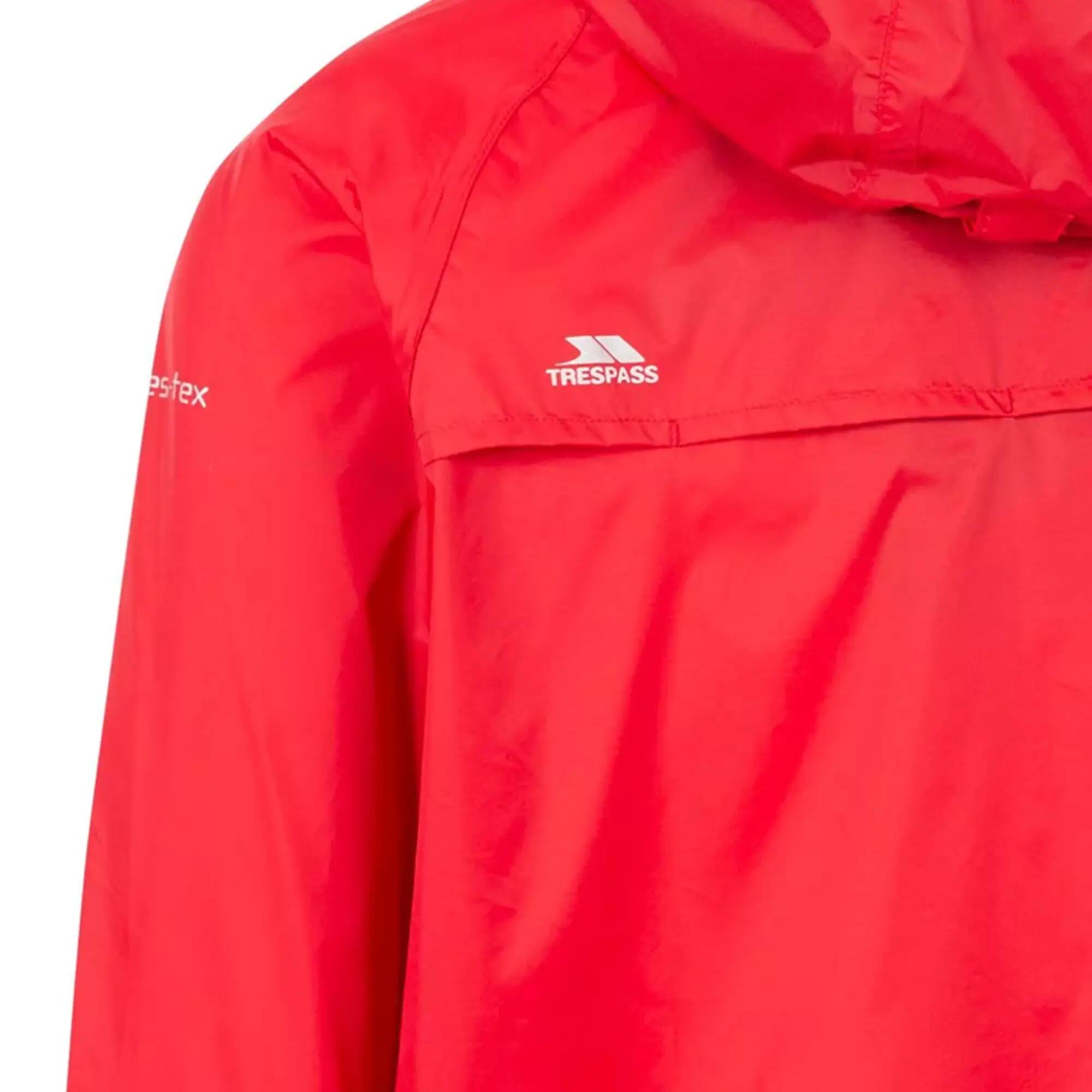 Veste Imperméable À Capuche QIKPAC Adulte (Rouge) 6/6