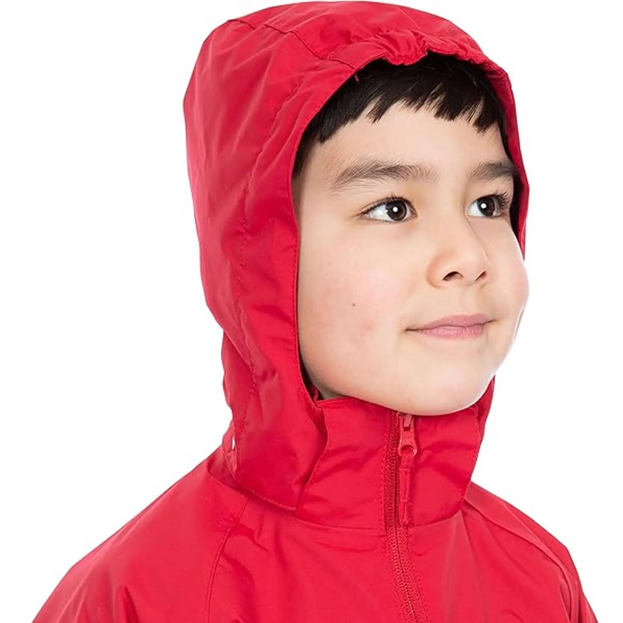 Childrens Boys Dexterous Waterproof Rain Jacket (Marine) 7/7
