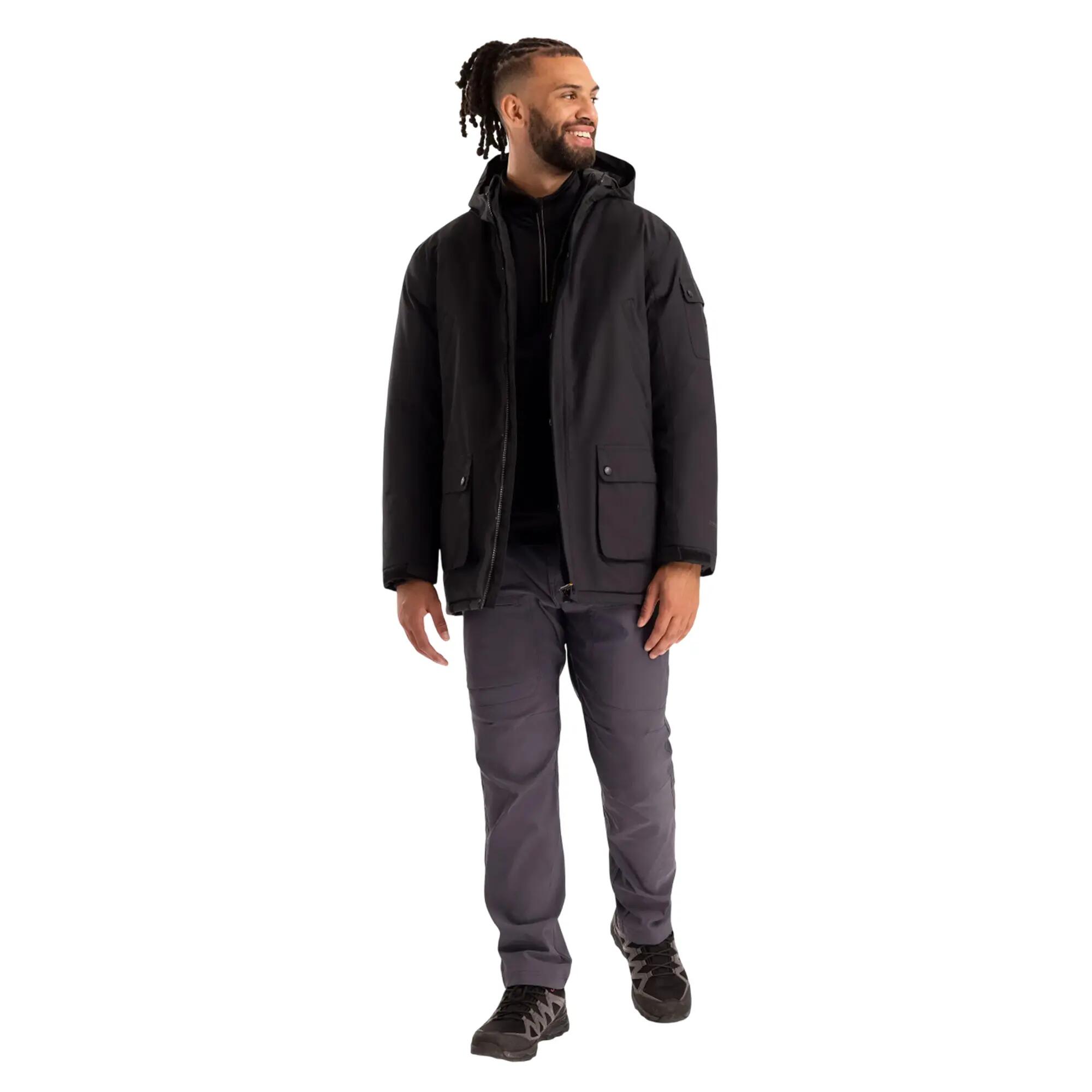 Casaco impermeável Stewart para homem (Preto) 6/6