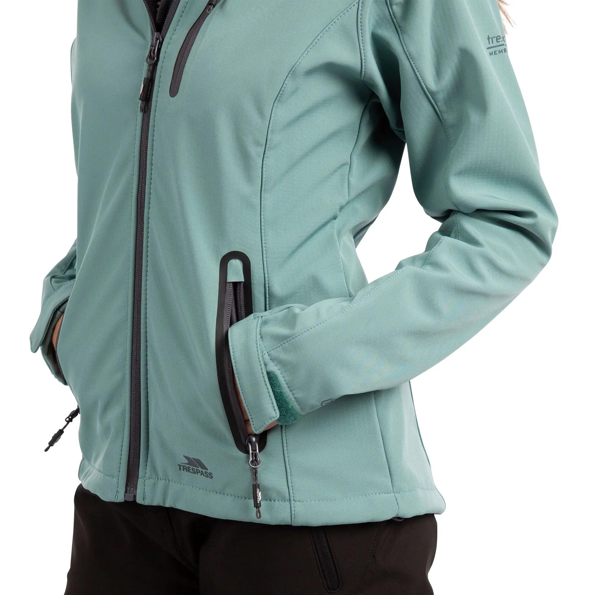 Womens/Ladies Bela II Waterproof Soft Shell Jacket (Teal Mist) 7/7