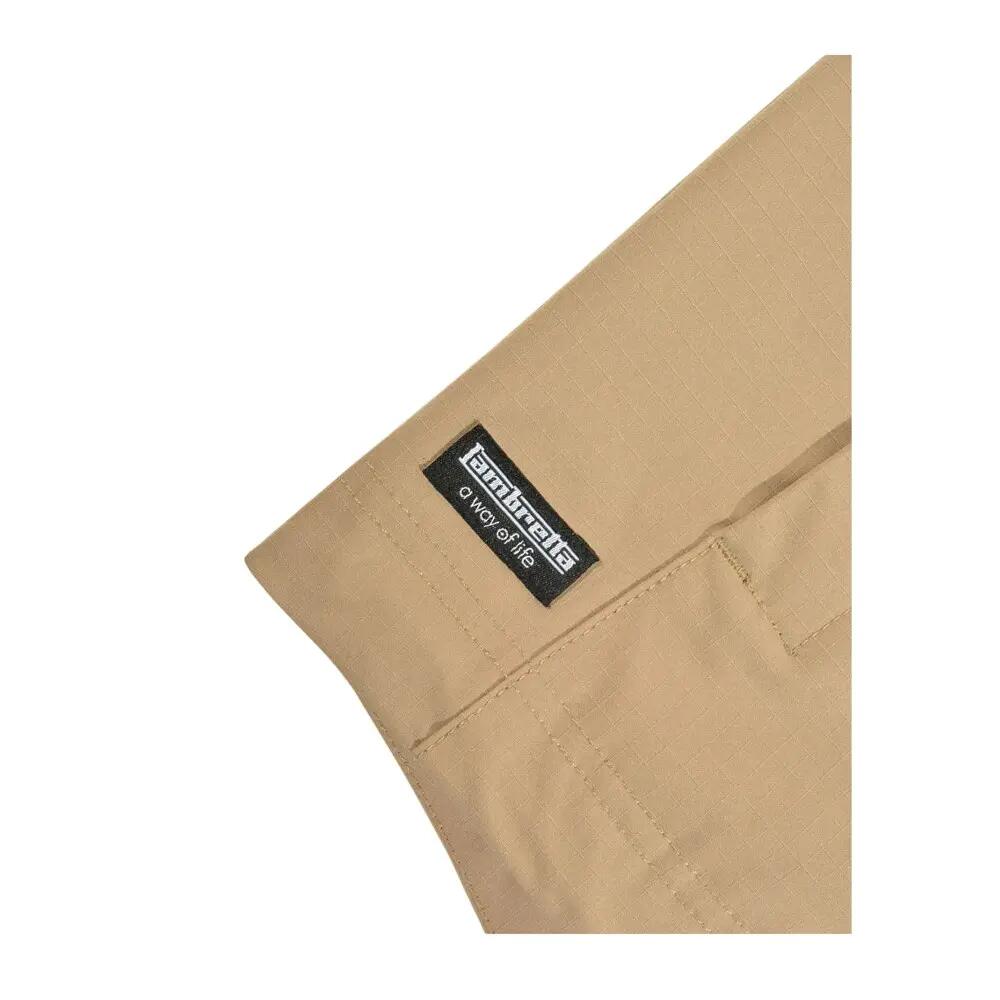 Giacca Con Cappuccio Ripstop Uomo Lambretta Pietra 5/5
