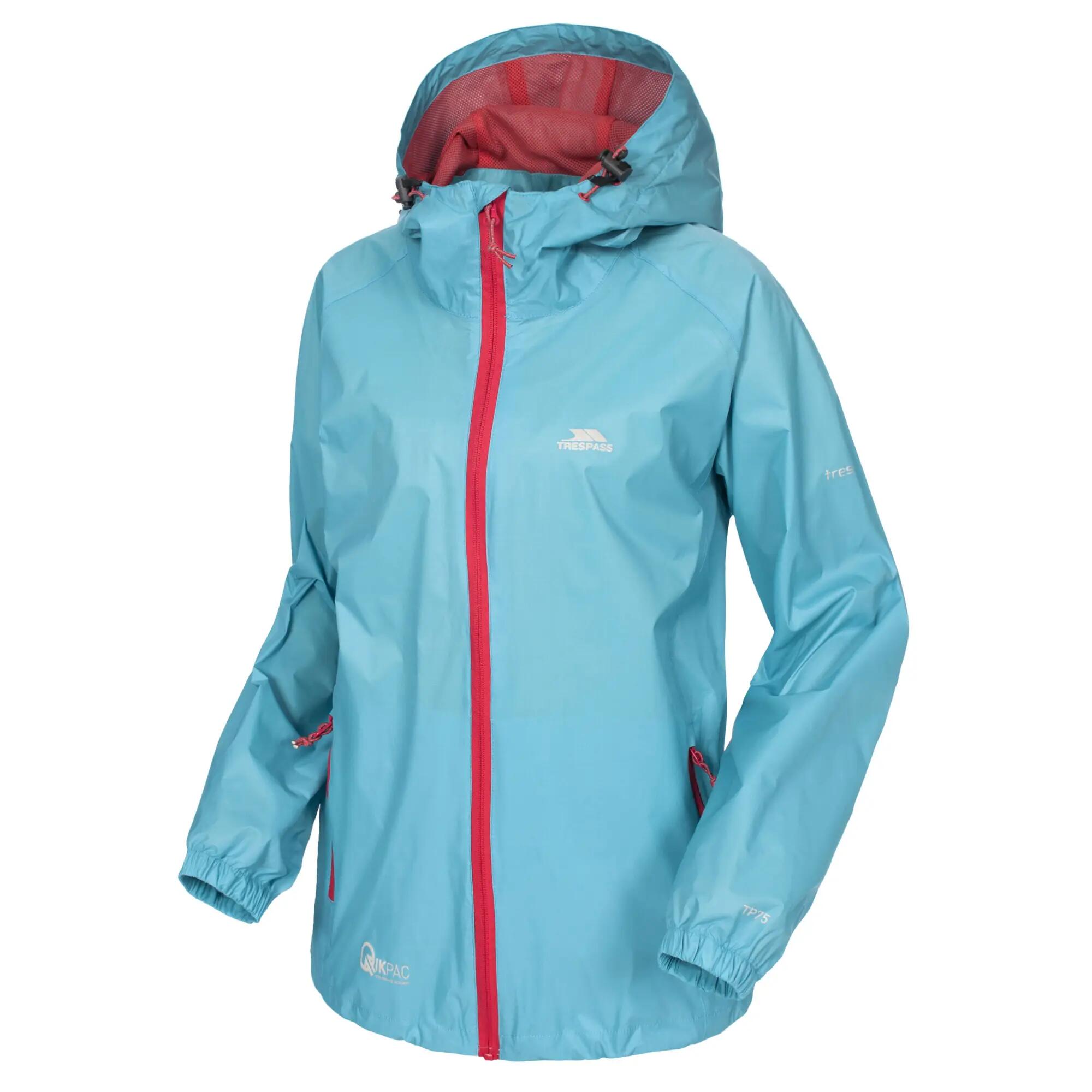 Giacca Impermeabile Adulto Unisex Trespass Qikpac Acqua 6/6