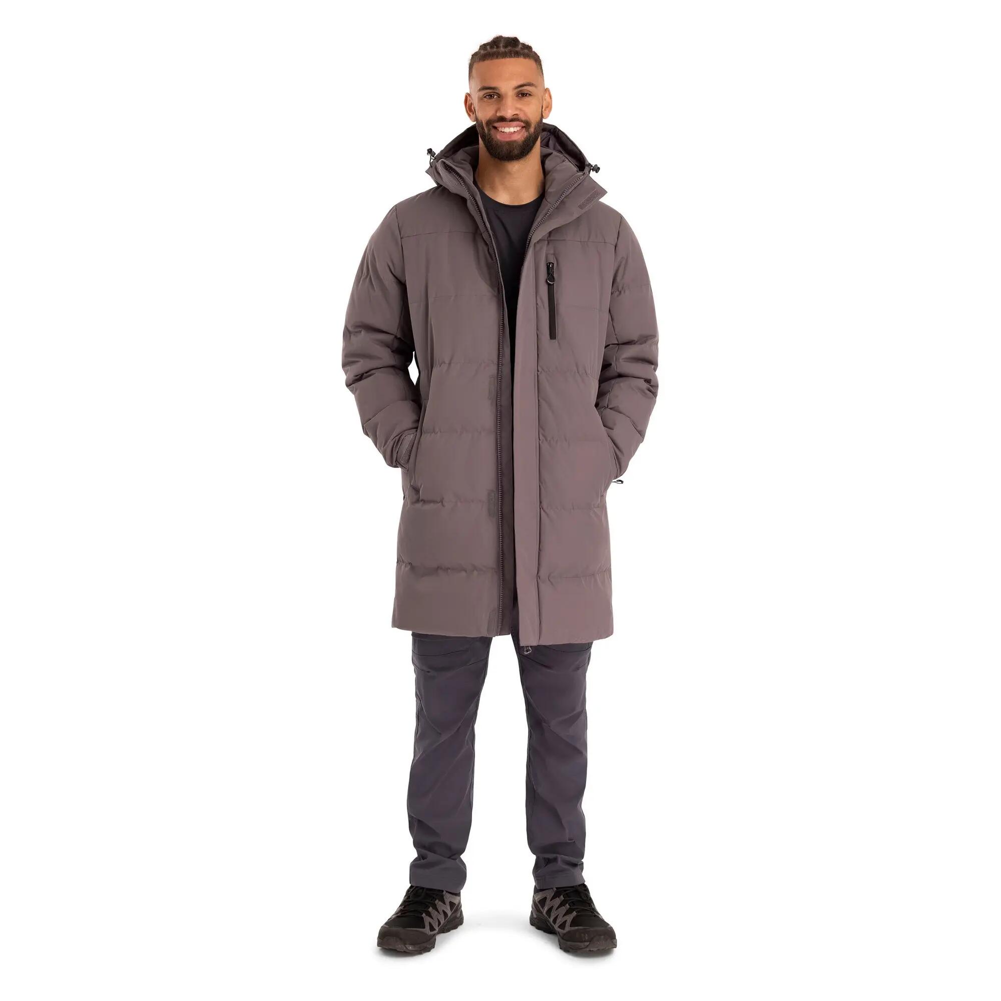 Mens Clipster Padded Jacket (Mid Grey) 6/6