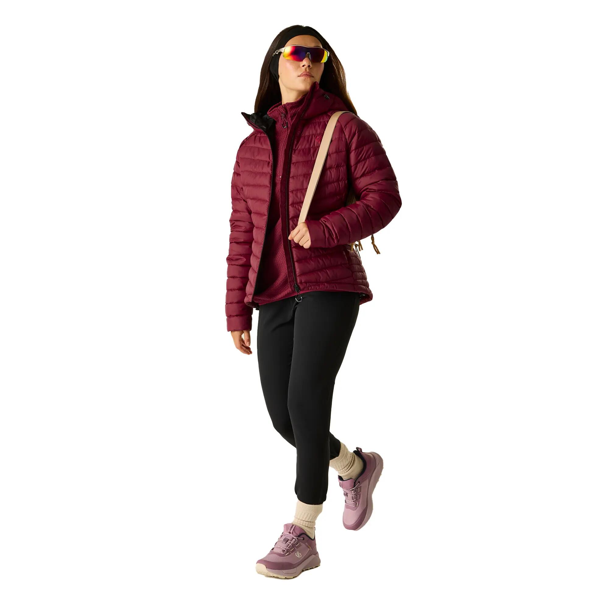 Dames Air Lite Baffled Jacket (Tibetaans Rood) 6/6