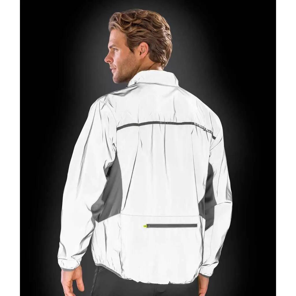 Veste Imperméable LUXE Homme (Blanc) 5/5