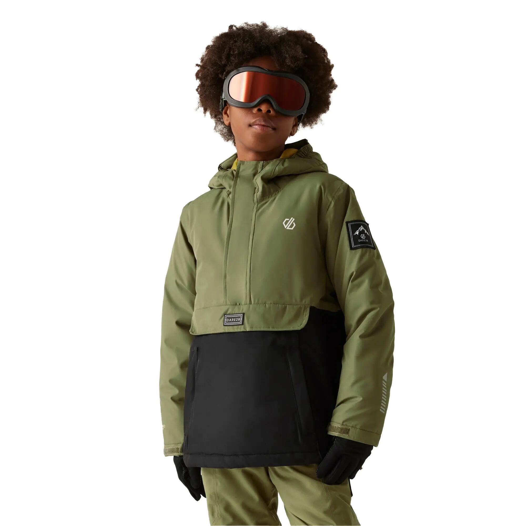 Chaqueta de Esquí Freehand II para Niños/Niñas Verde Oliva 6/7