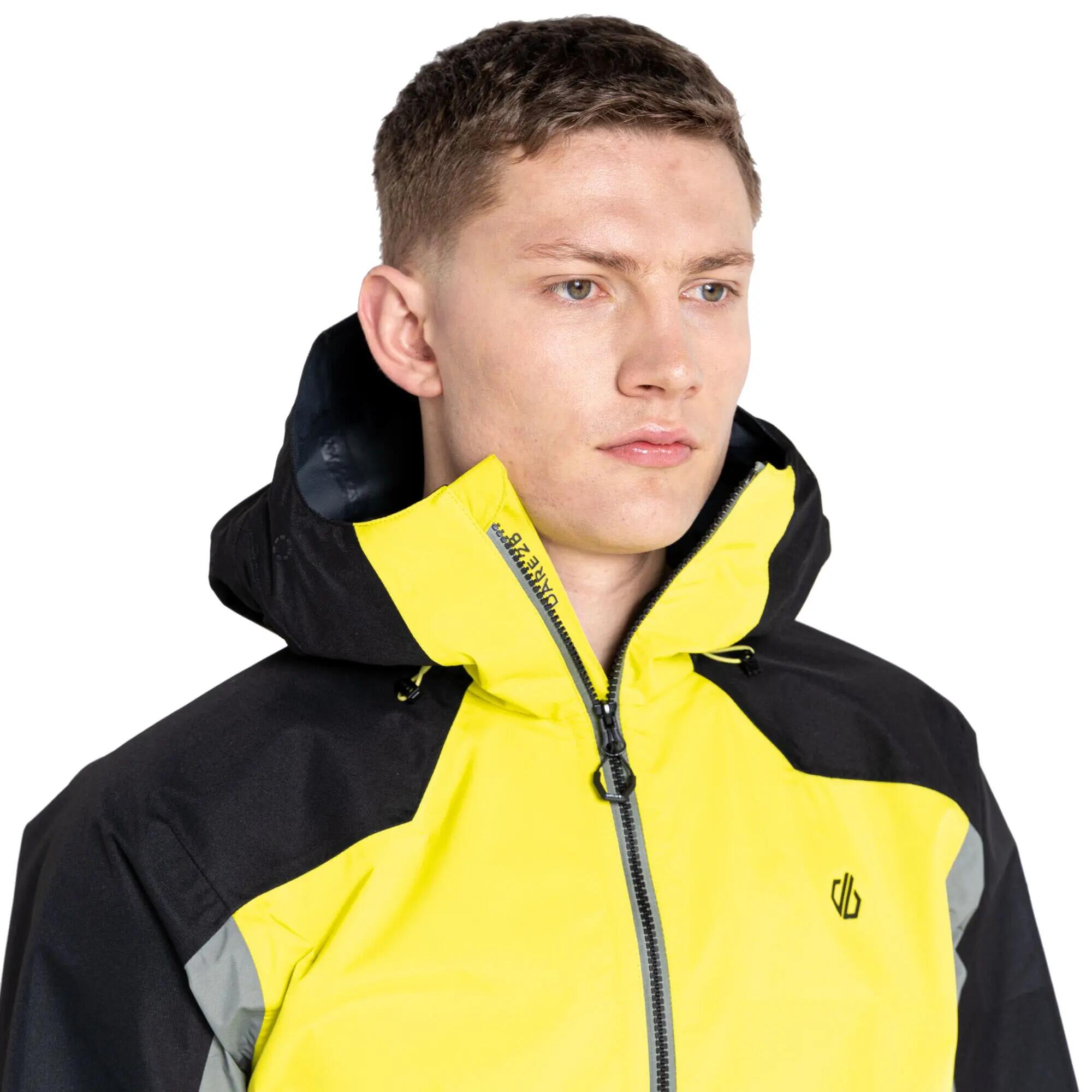 Veste Imperméable TOUCHPOINT Homme (Vert Kaki / Jaune Néon) 6/7