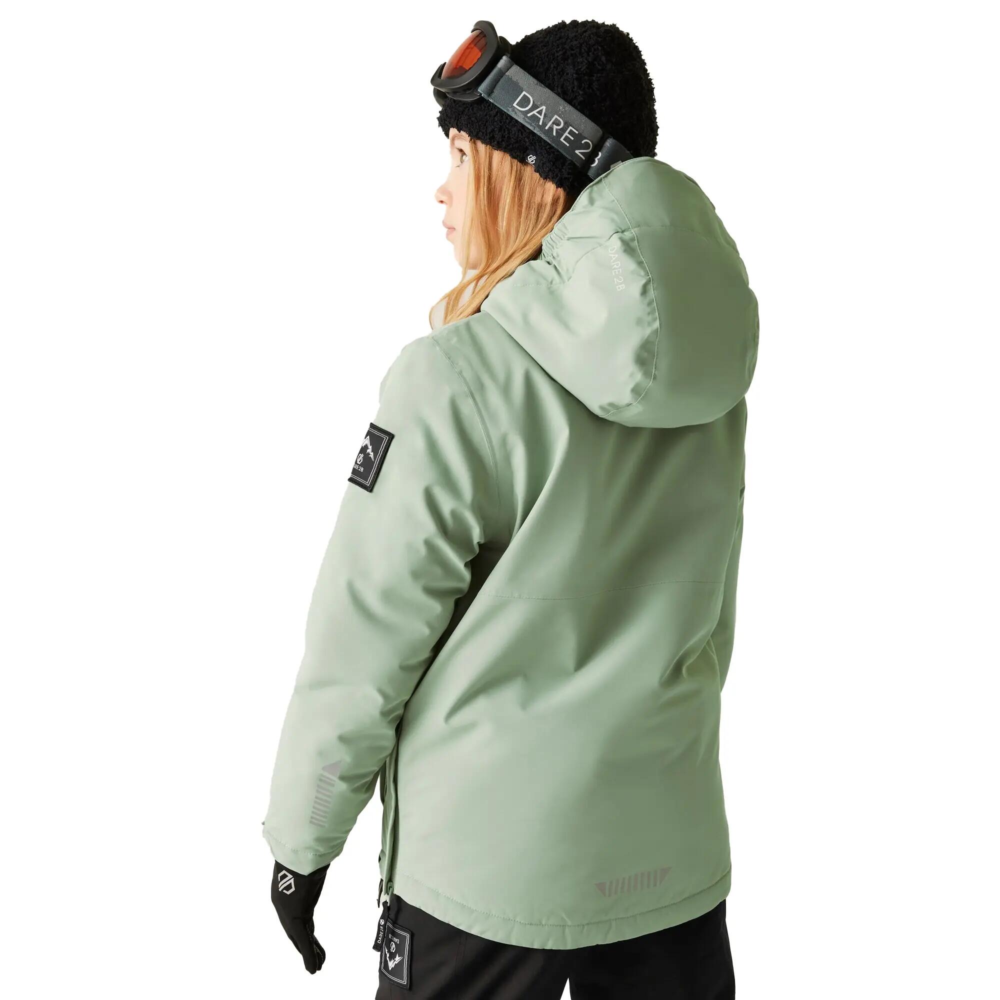 Giacca Da Sci Bambini Dare 2B Freehand II Verde Ghiacciaio 7/7