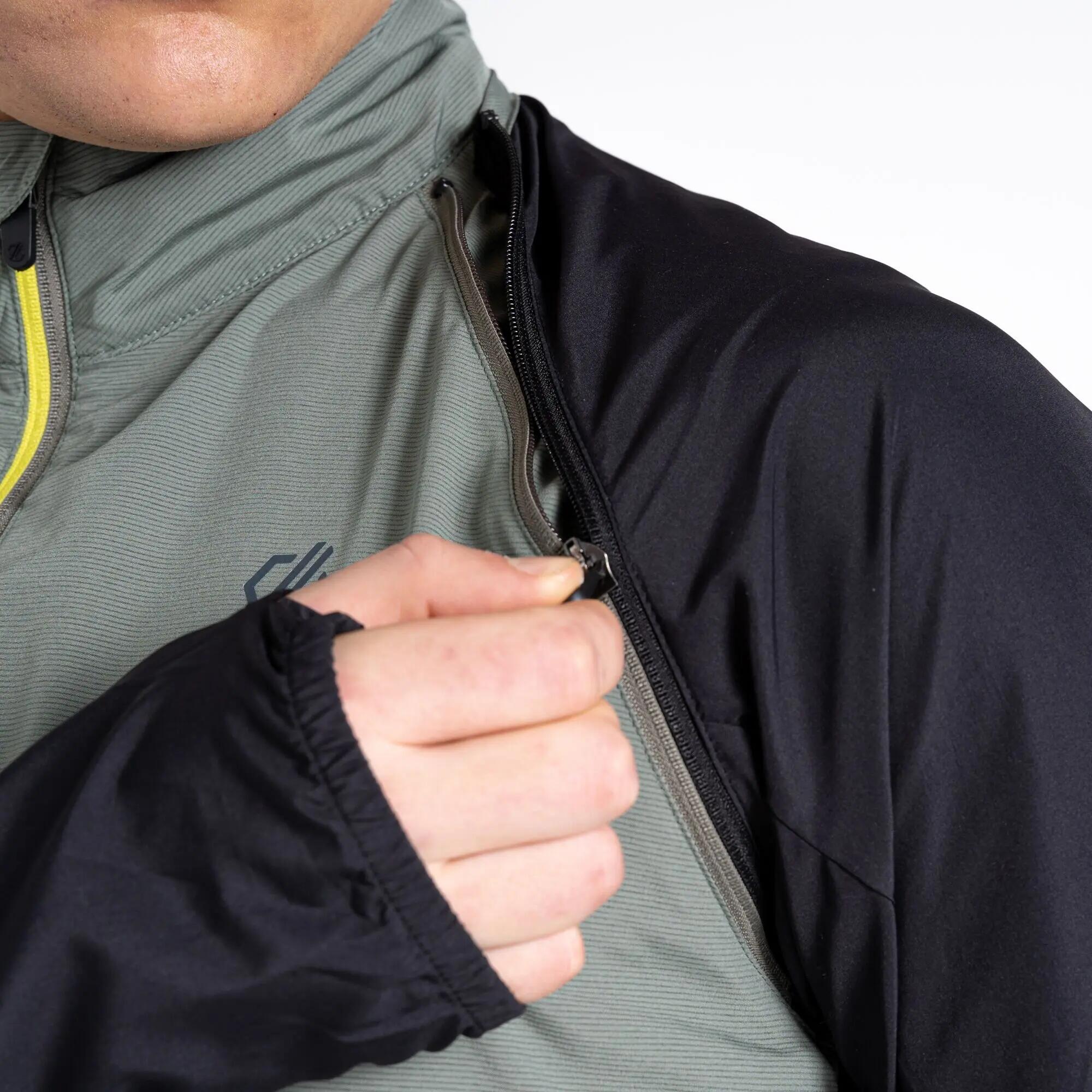 Chaqueta Oxidate para Hombre Verde Ágave, Negro 7/7