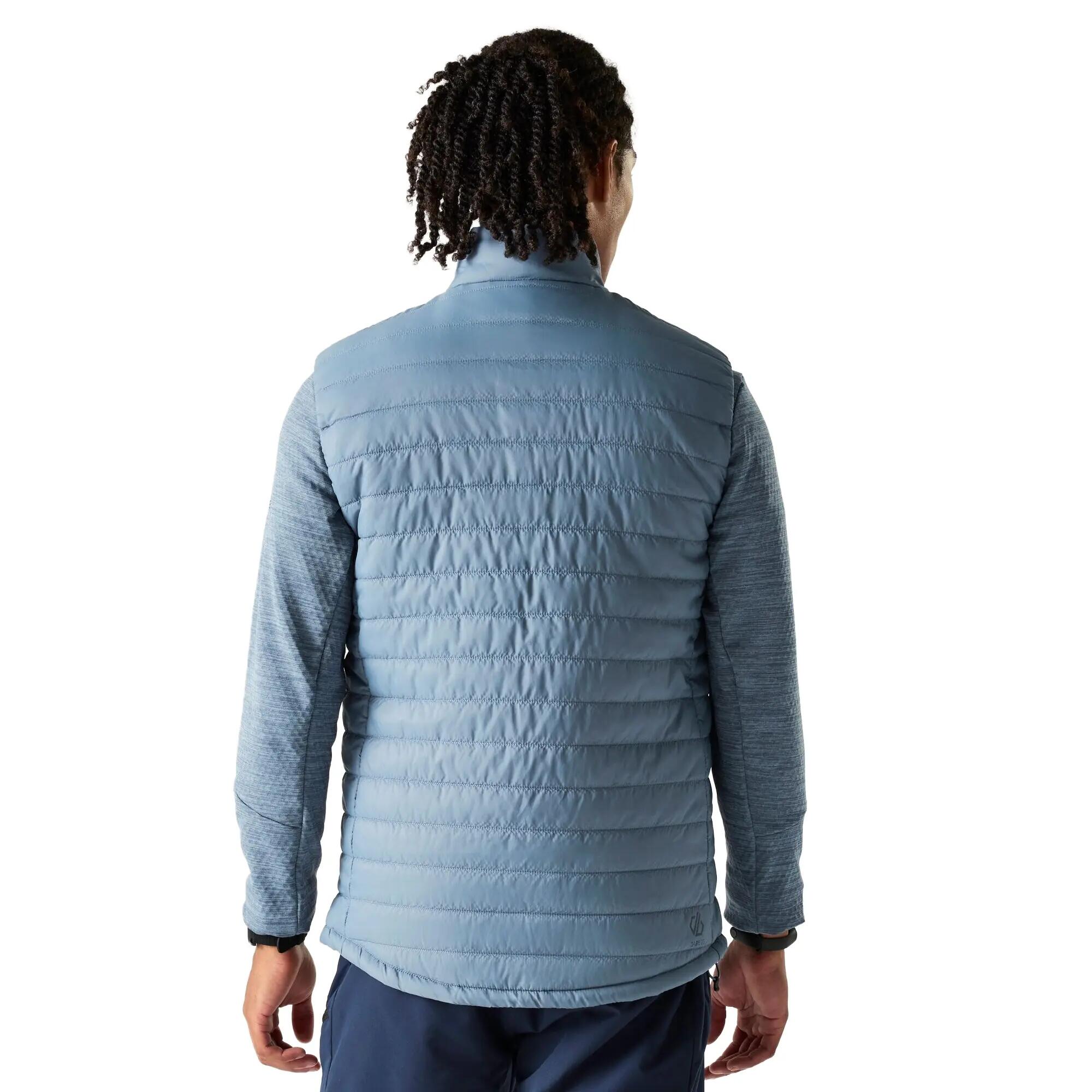 Veste Matelassée Sans Manches À Col Montant AIR LITE Homme (Bleu Gris) 6/6