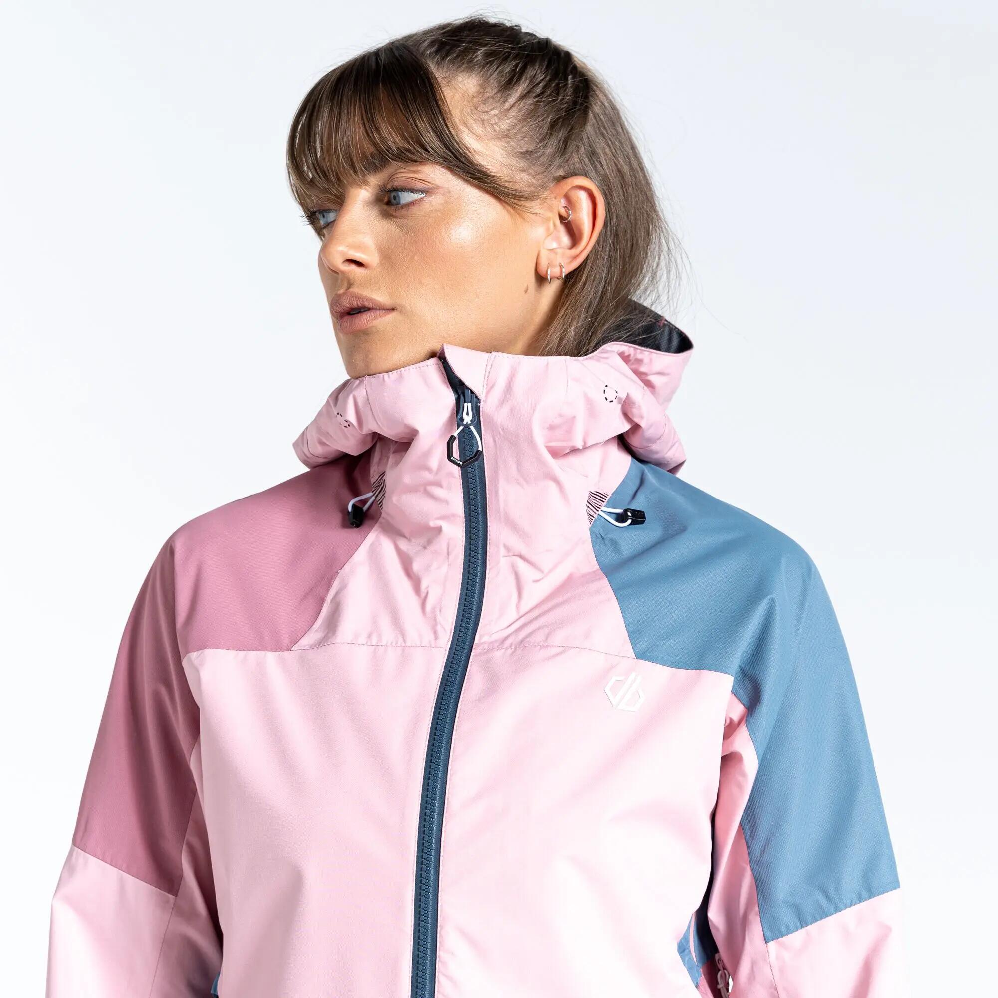Giacca Impermeabile Riciclato Donna Dare 2B Checkpoint III Rosa Cipria Mesa Rosa 7/7