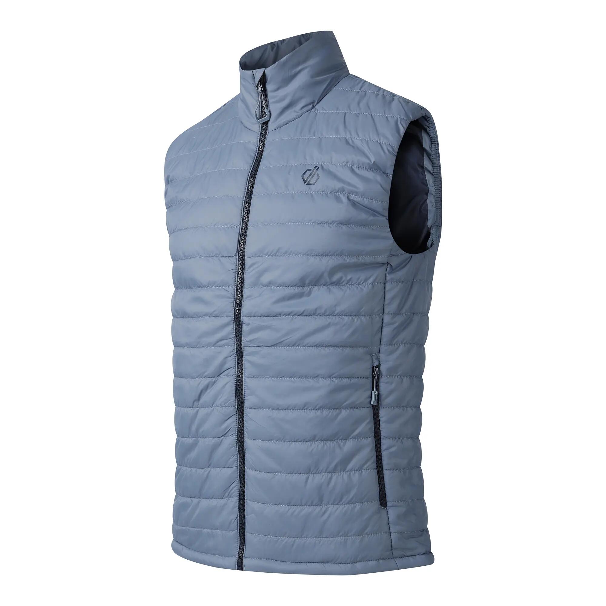 Veste Matelassée Sans Manches À Col Montant AIR LITE Homme (Bleu Gris) 4/6