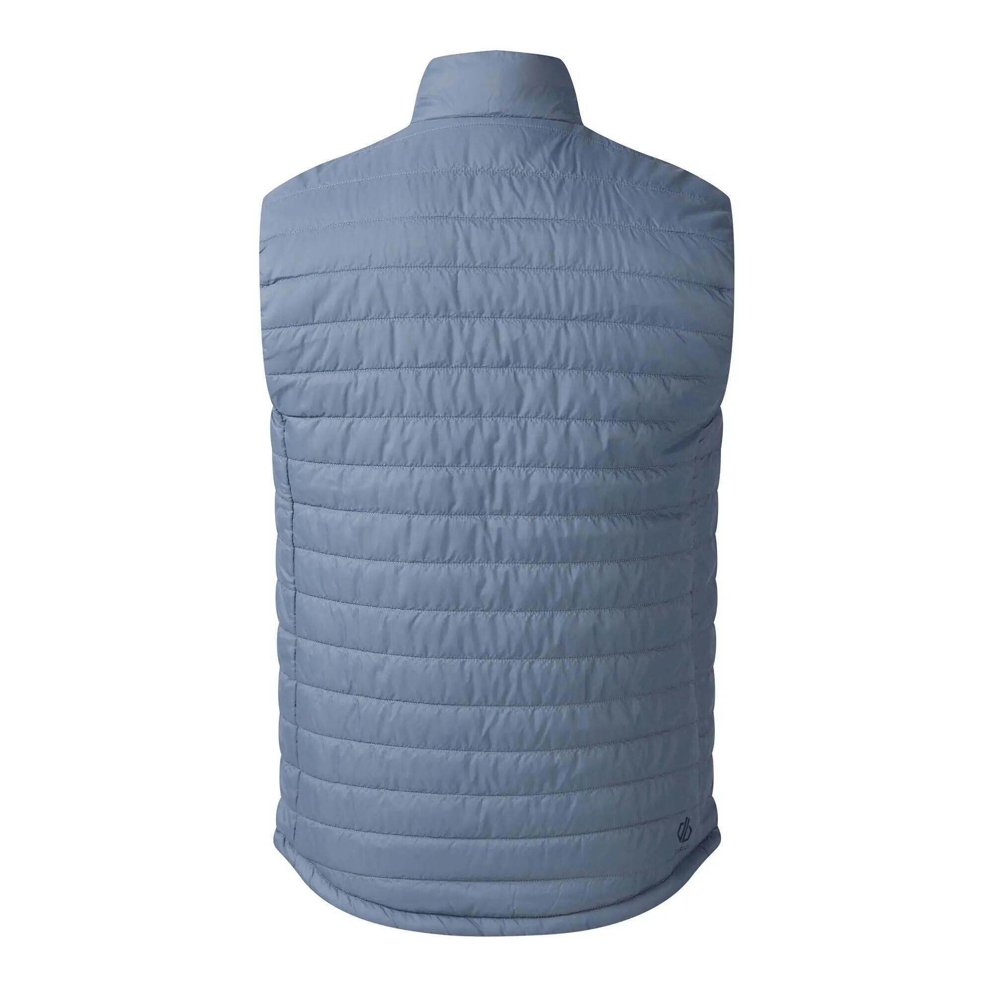 Veste Matelassée Sans Manches À Col Montant AIR LITE Homme (Bleu Gris) 3/6