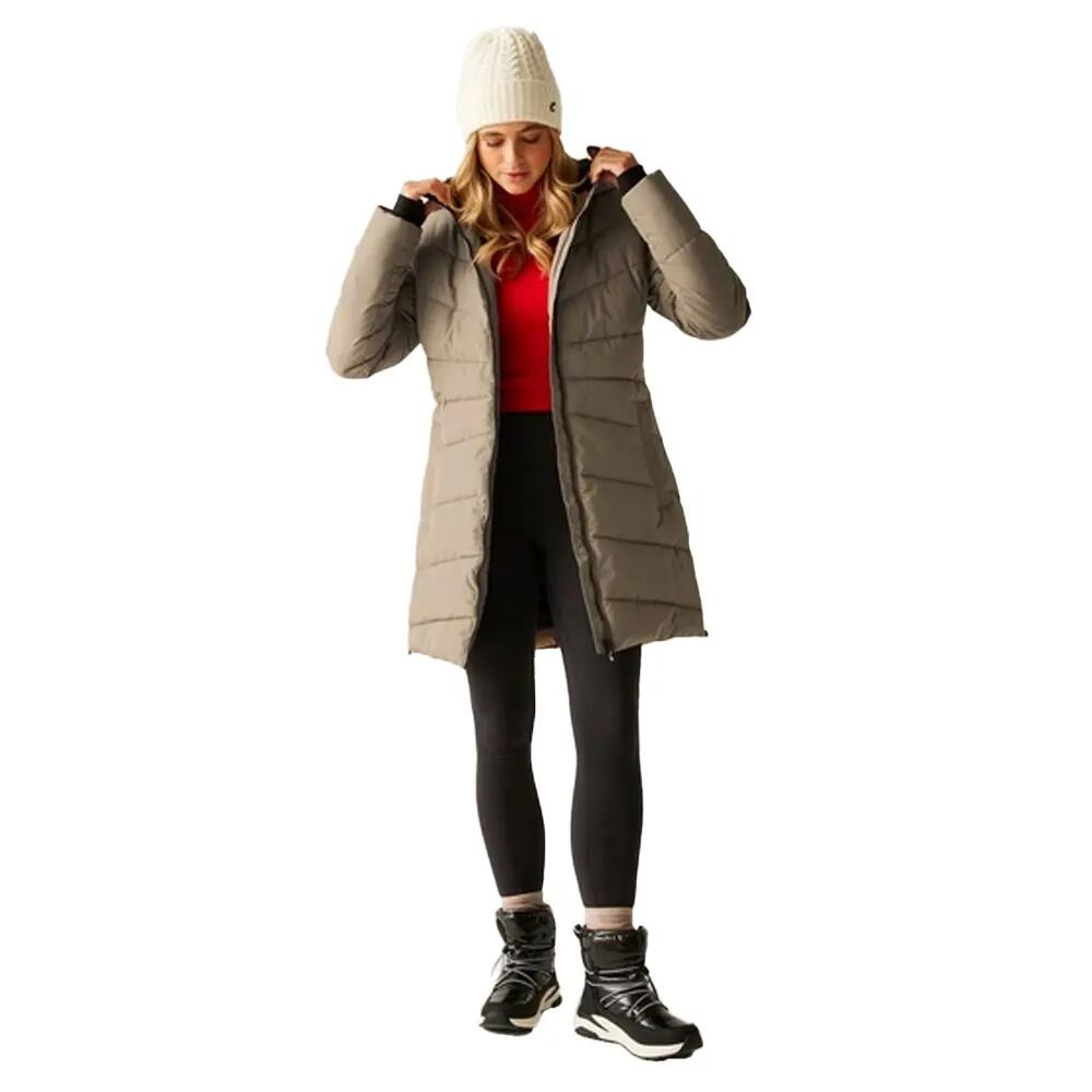 Blouson De Ski Femme (Marron Clair) 7/7