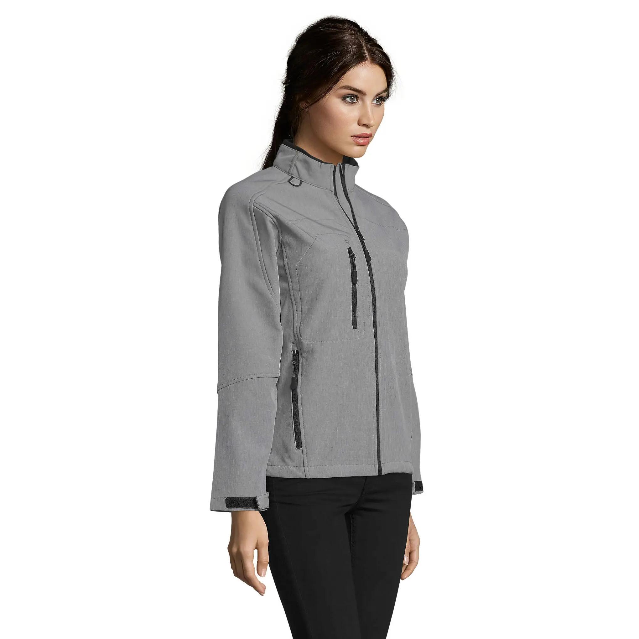 Giacca Softshell Donna SOLS Roxy Grigio Screziato 7/7