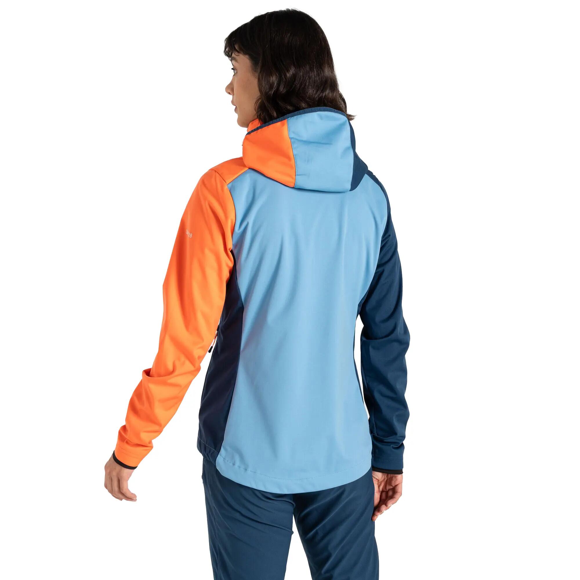 Giacca Soft Shell Blocchi Di Colore Donna Dare 2B Lexan Blu Niagara Satsuma 7/7