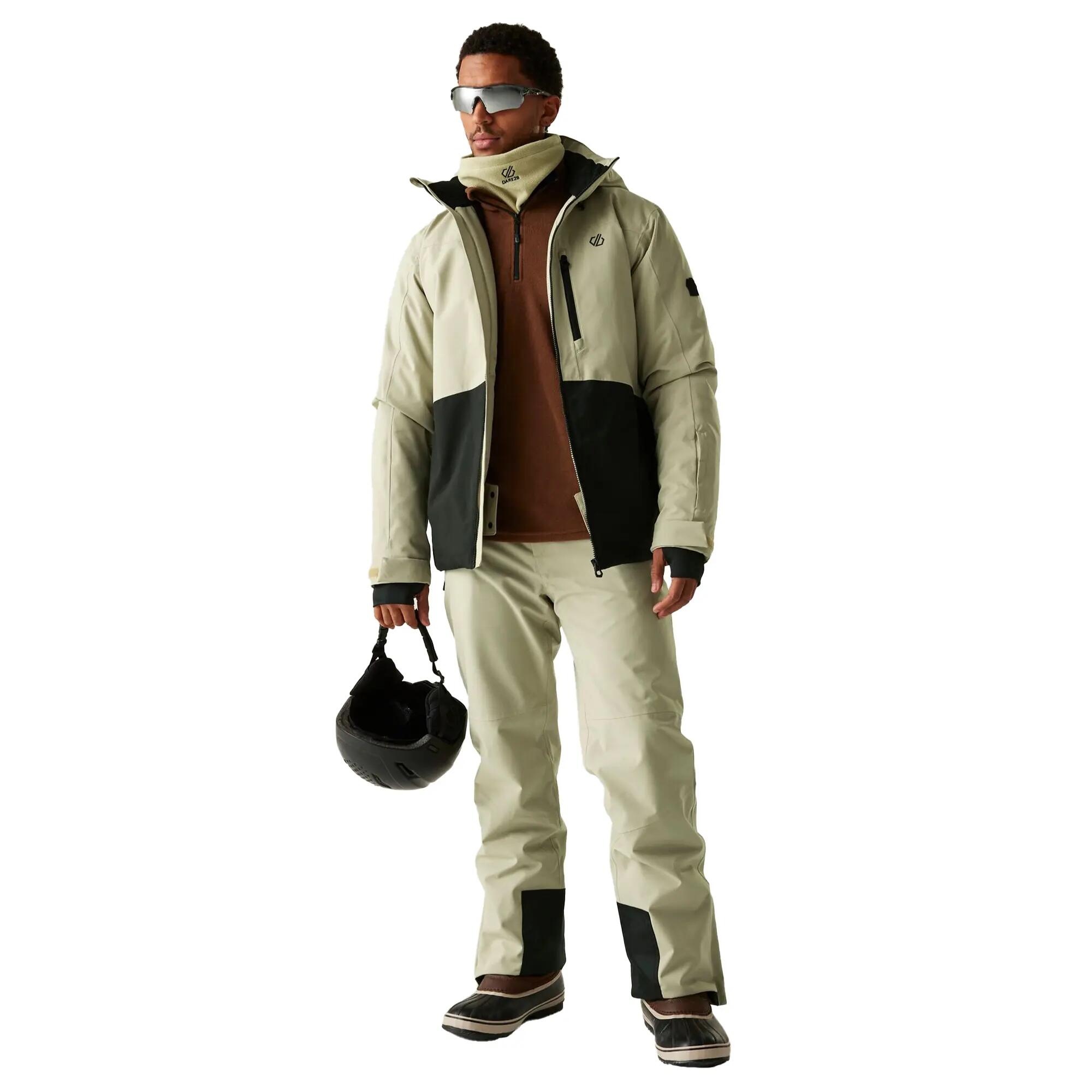 Blouson De Ski EDGE Homme (Beige Clair / Noir) 6/6