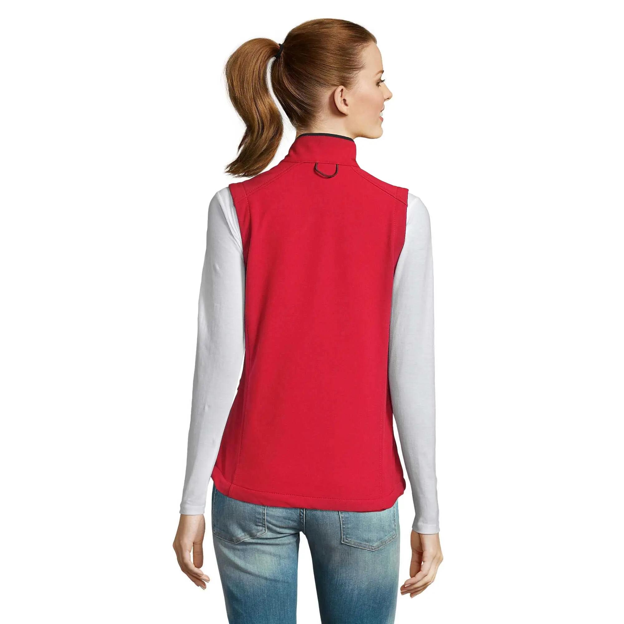 Rallye Giacca Softshell Senza Maniche Donna SOLS Rosso 6/6