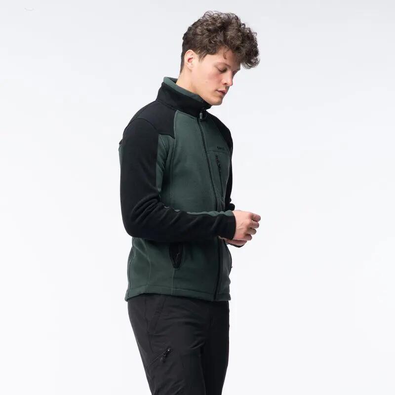 "Monar" Jacke für , Dickes Fleece Herren Grün/Schwarz 5/6