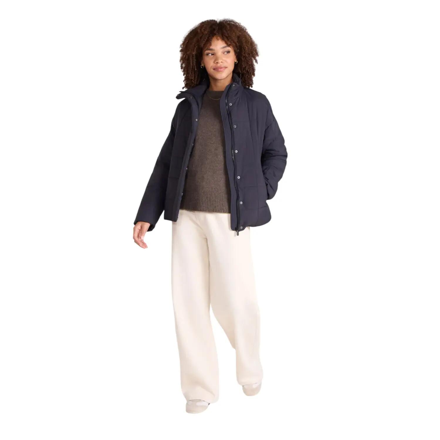 Womens/Ladies Nina Grid Quilted Padded Jacket (Black) 5/5