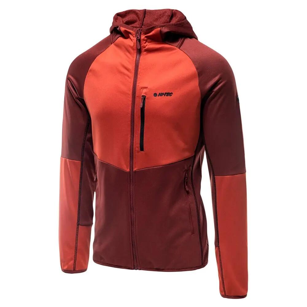 Chaqueta con Capucha Camil para Hombre Ladrillo Encendido, Té Rooibos 5/5
