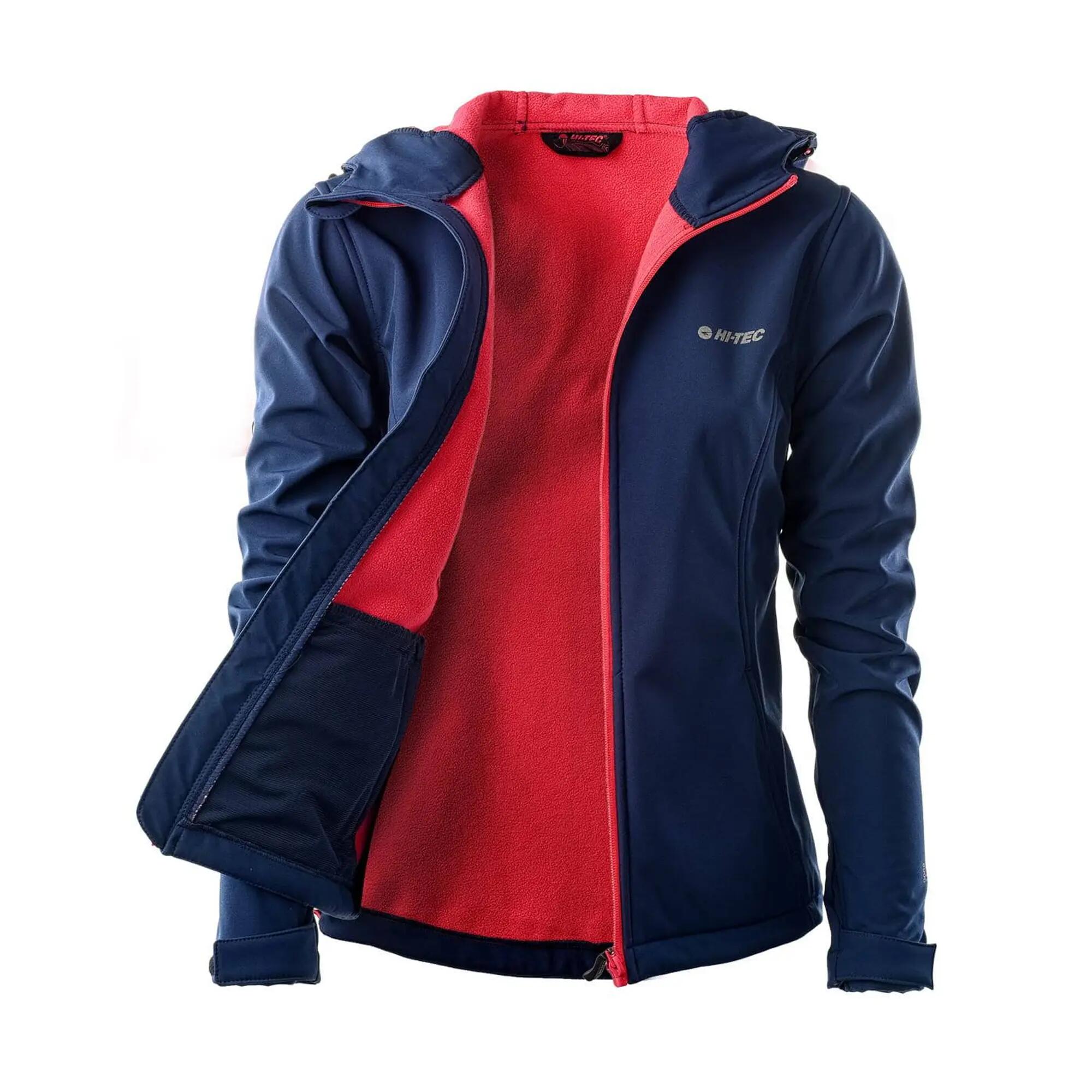 Dames Caria II Softshell Jas (Marine/Roodroze) 5/6