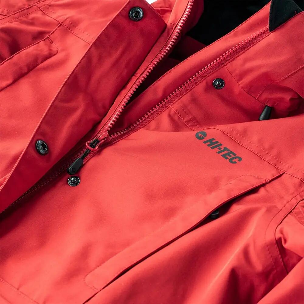 Blouson De Ski LASSE Femme (Rouge / Noir) 5/6
