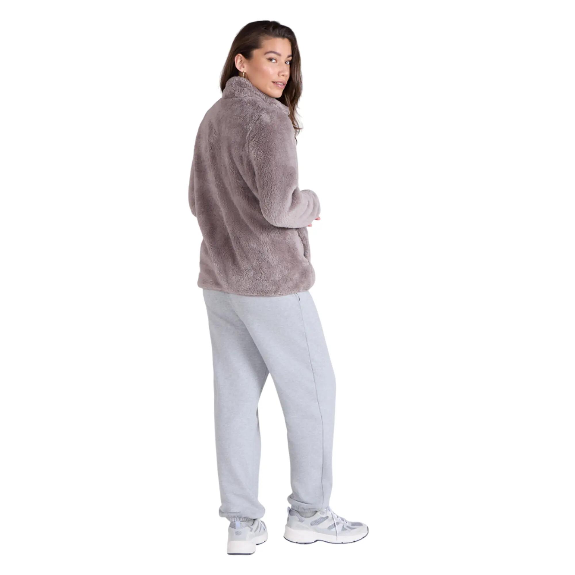 Giacca Cerniera Su Intera Lunghezza Donna Animal Grigio Talpa 6/6