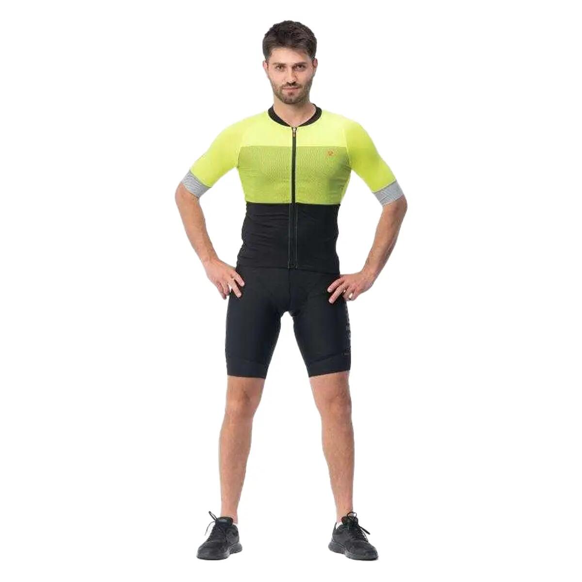 "Echo BV" RadfahrTrikot für Herren Schwarz/Neon-Grün 6/6