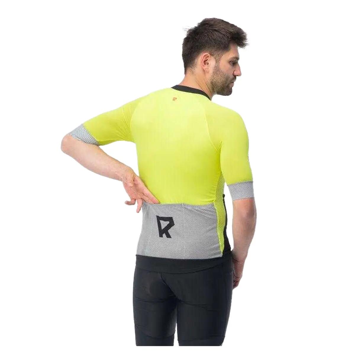 "Echo BV" RadfahrTrikot für Herren Schwarz/Neon-Grün 5/6