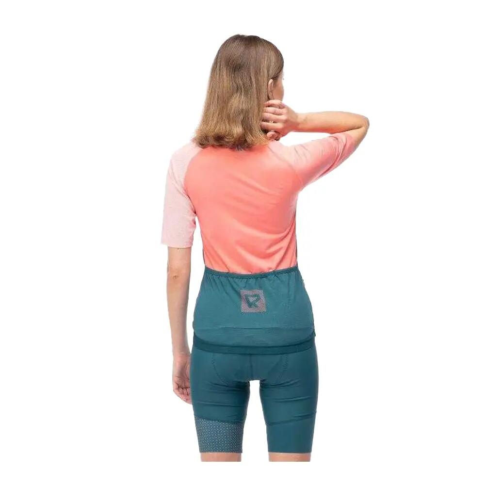 Maglietta Da Ciclista Donna Radvik Echo Verde Rosa 7/7