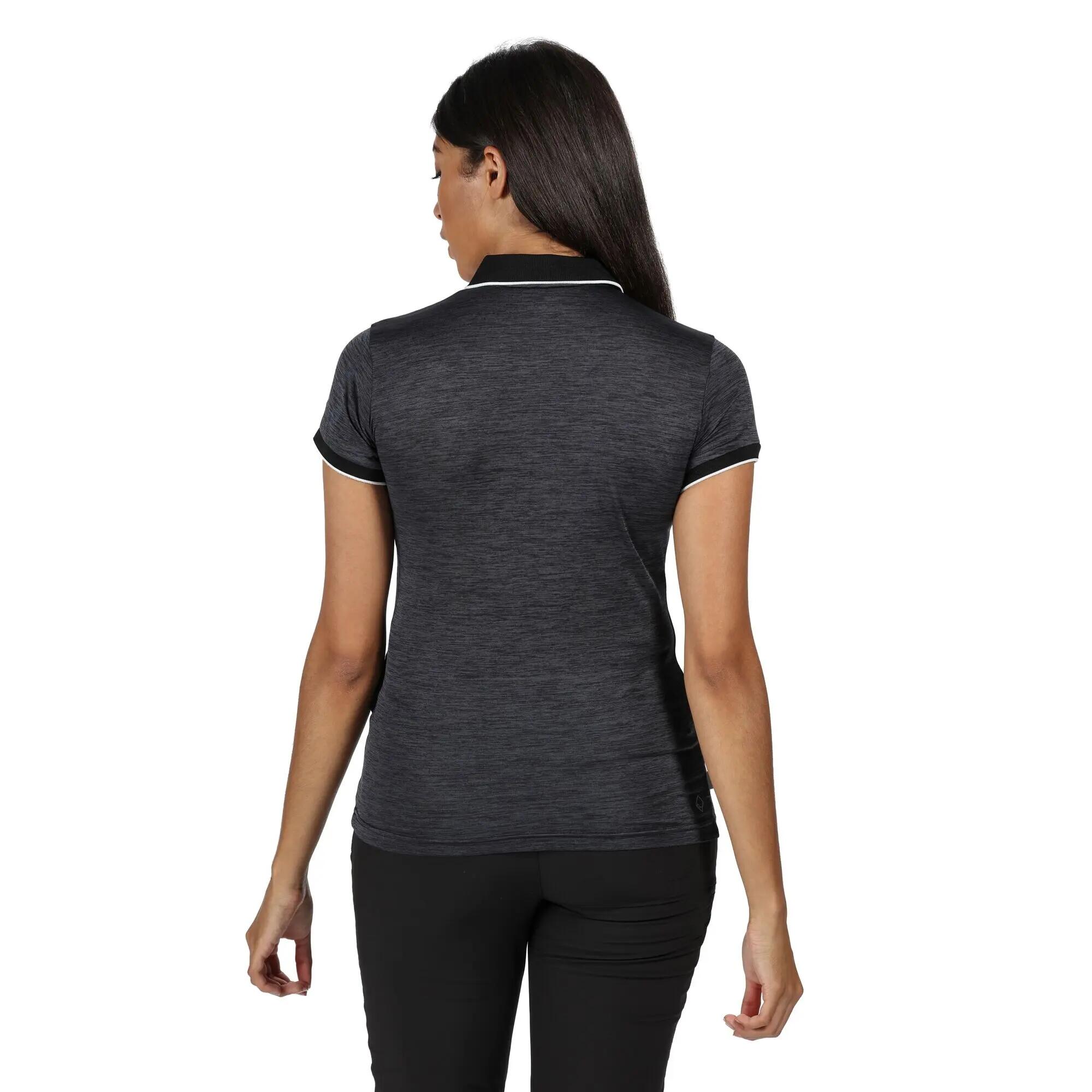 Polo Manches Courtes REMEX Femme (Noir) 6/7