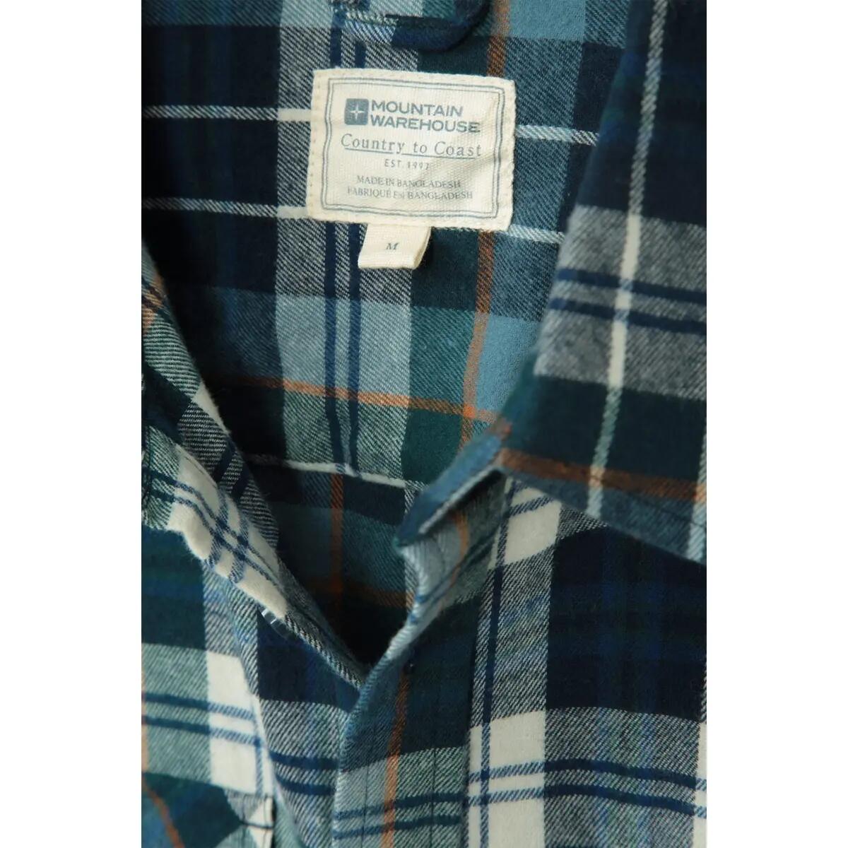 Camicia Flanella Uomo Misura Confezione 2 Mountain Warehouse Trace Blu Mais 5/5