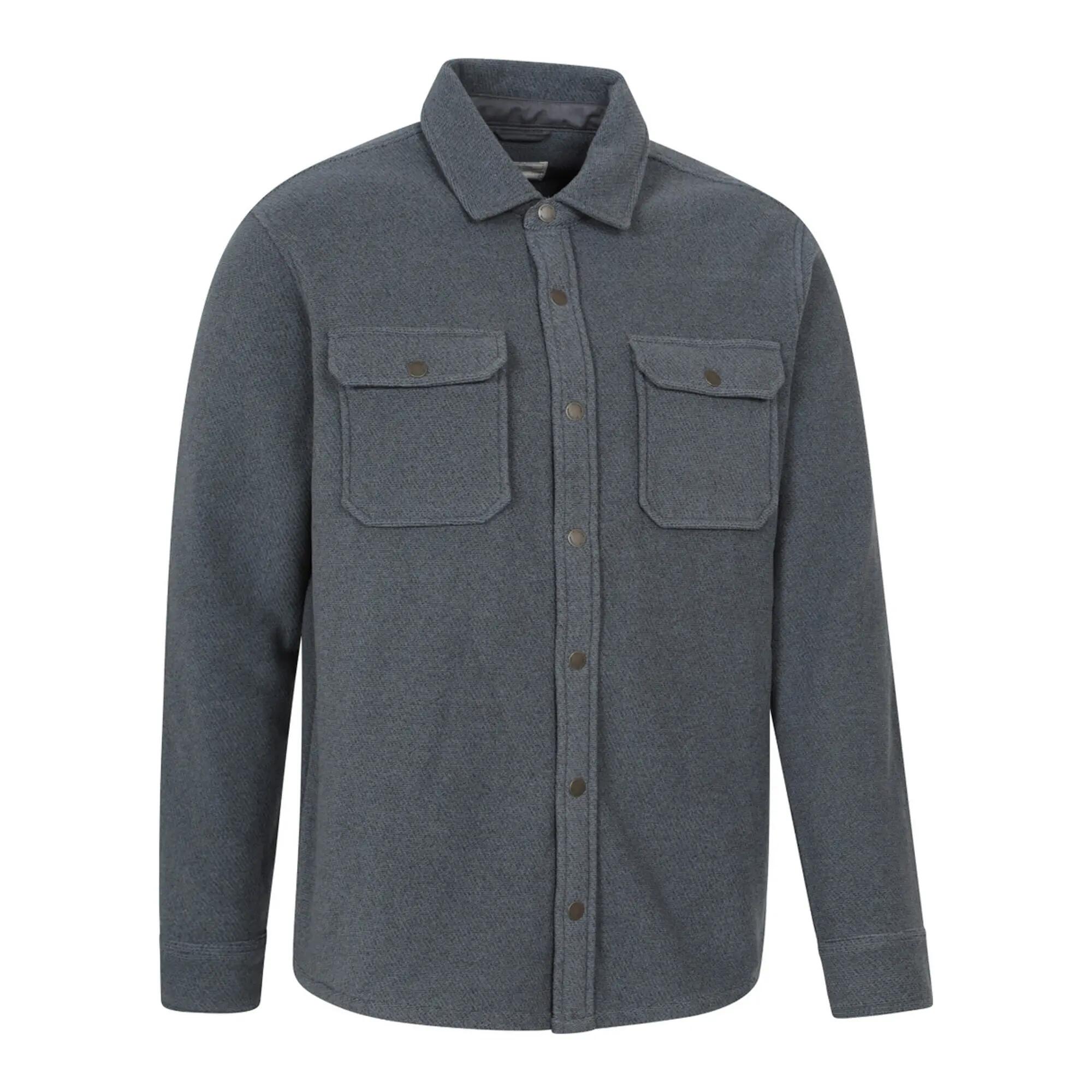 Camicia Uomo Mountain Warehouse Dresden Grigio Scuro 4/4