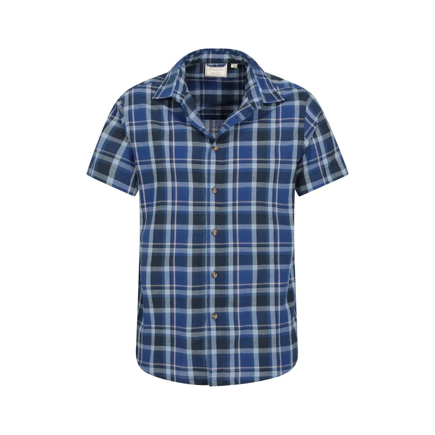 Camicia Uomo Mountain Warehouse Weekender Blu Acceso 5/5