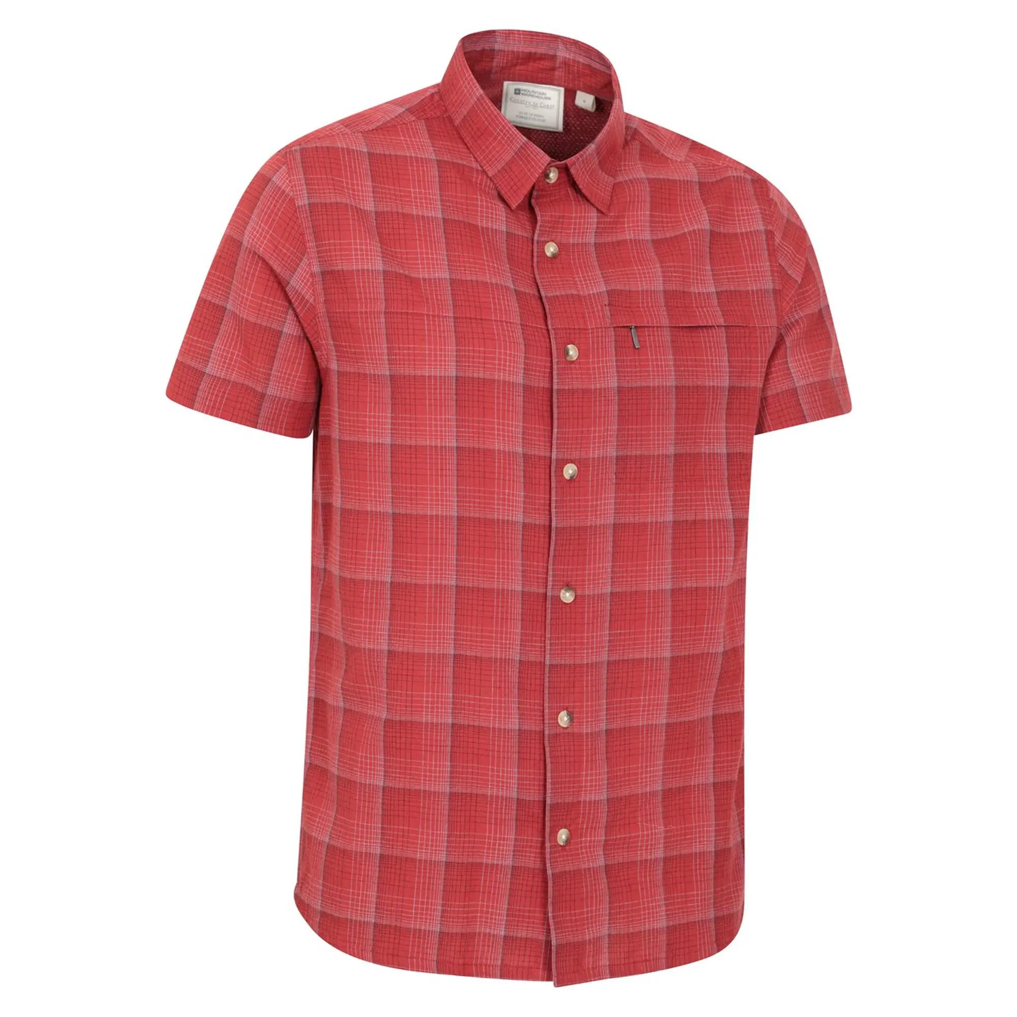 Camicia Uomo Mountain Warehouse Rosso Attivo 6/6