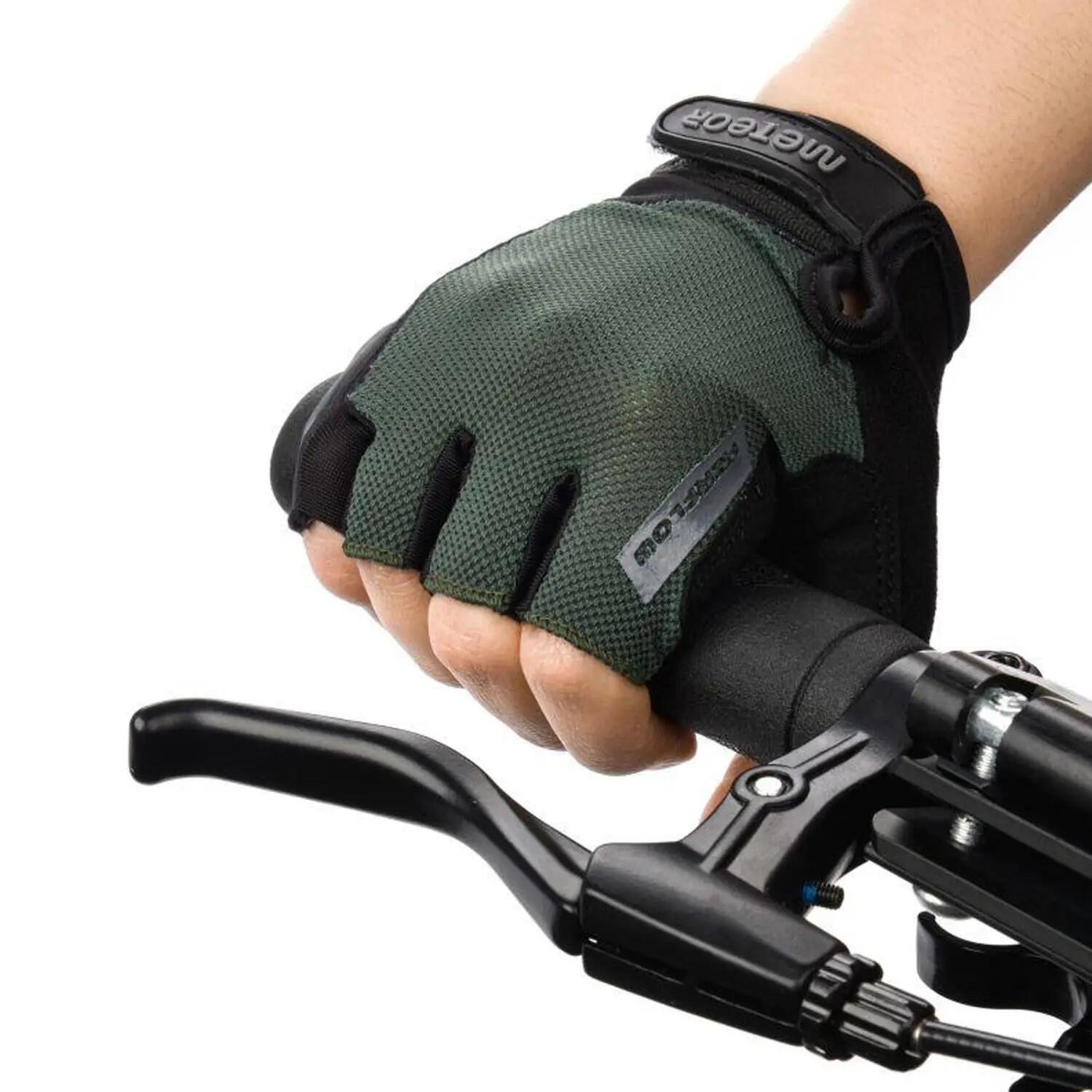 Gants De Cyclisme MX52 Adulte (Noir / Vert) 5/5