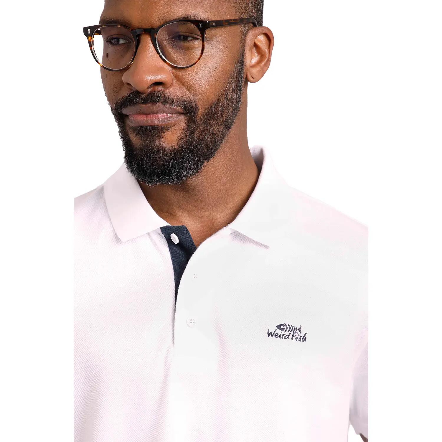 Polo MILES Homme (Blanc) 5/5