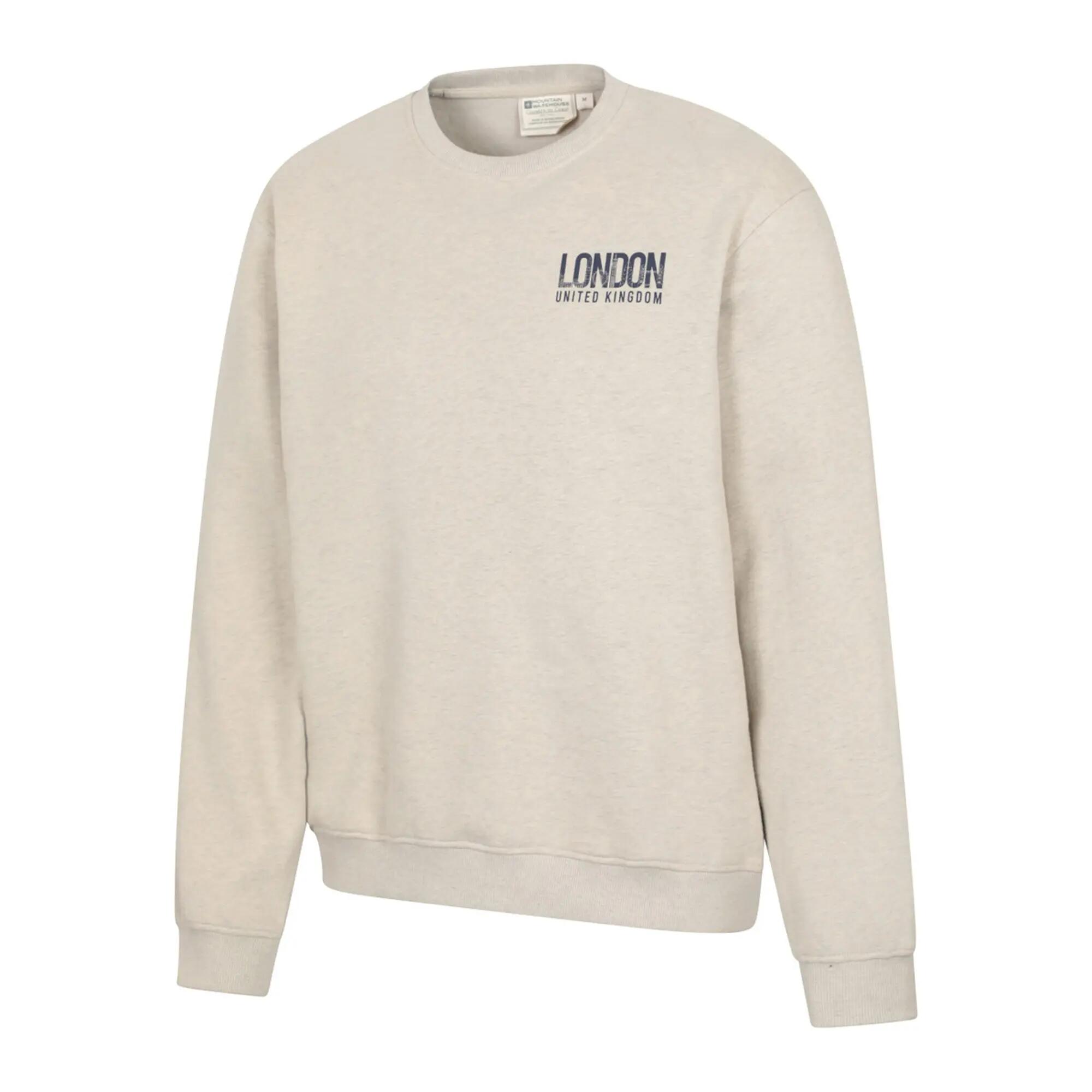 Felpa Uomo Mountain Warehouse Regional London Crema 3/3